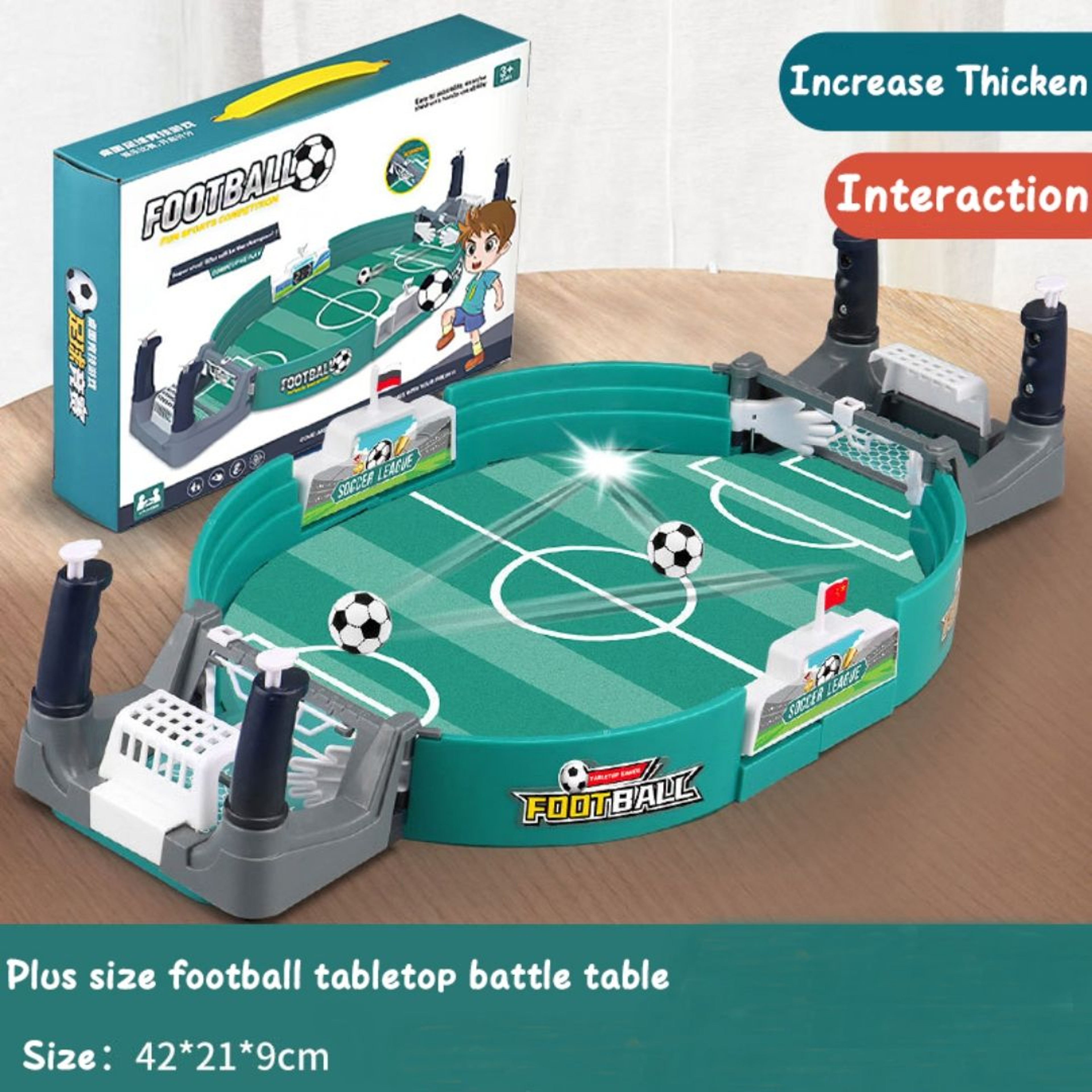 Mini Soccer Table Game For Kids And Families  Portable Desktop Football Board Game For Parties And  0