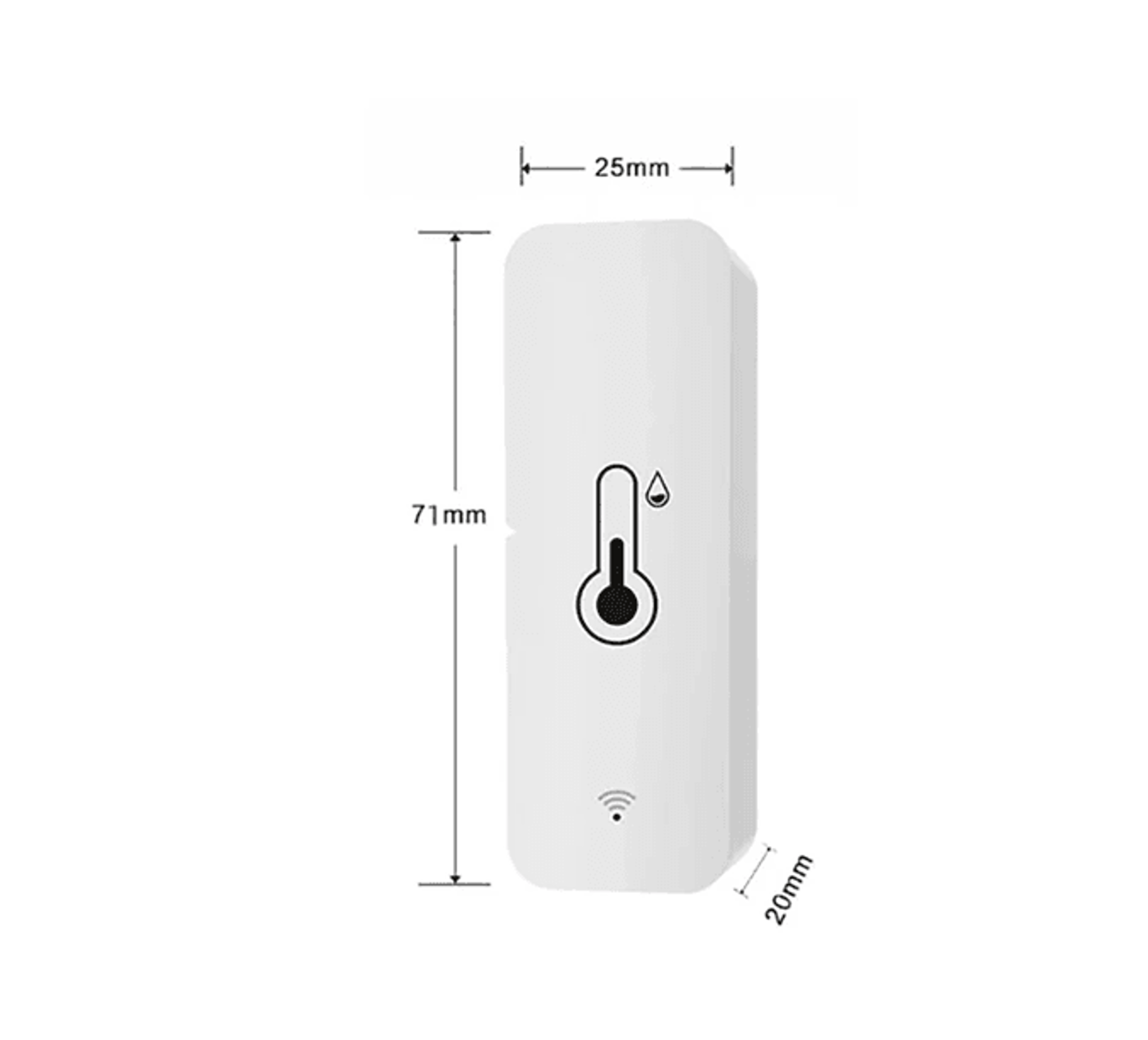 Tuya Smart WiFi Temperature And Humidity Sensor  Indoor Hygrometer Monitor With Alexa And Google Ho 7