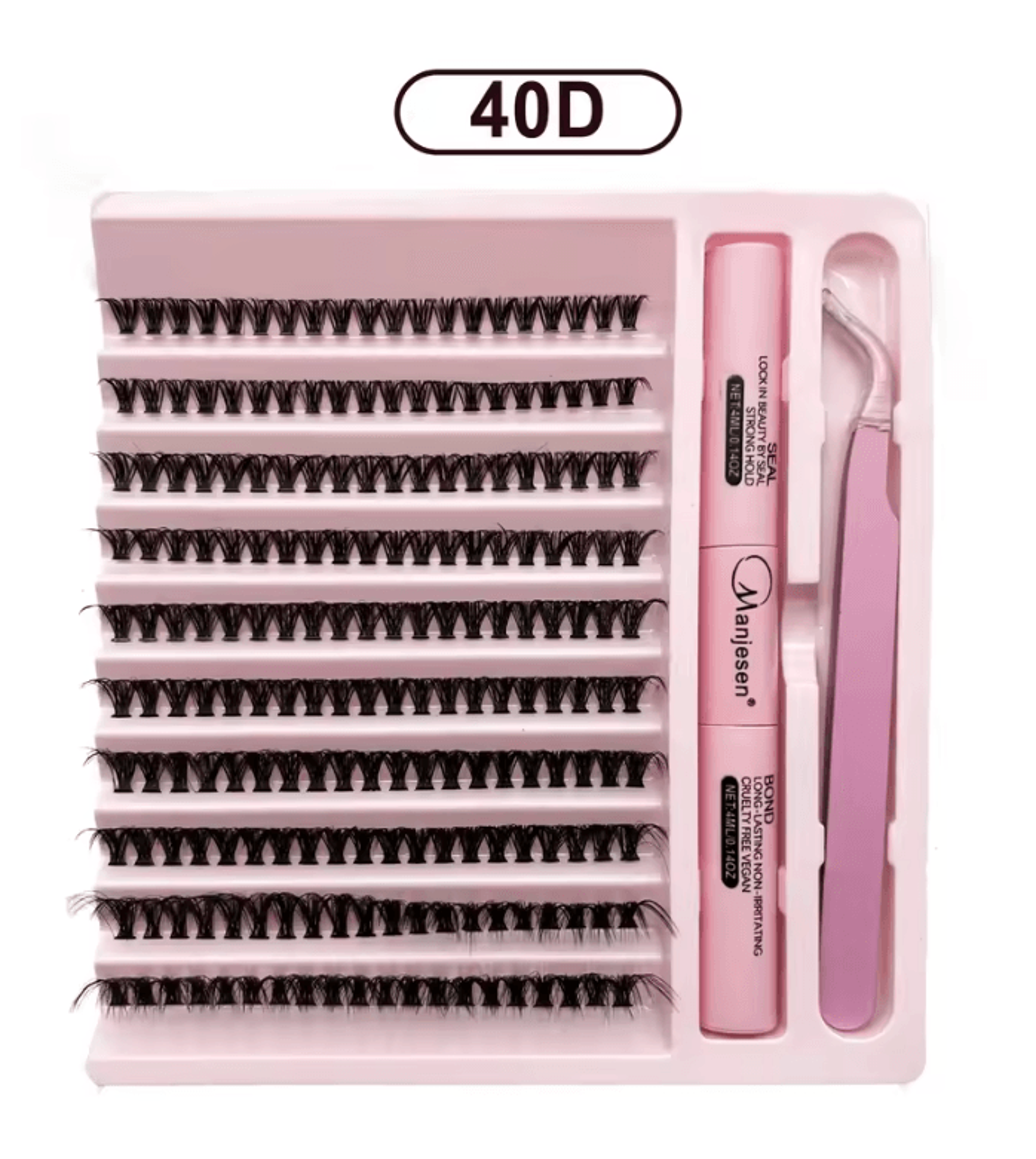 DIY Lash Extension Kit  200 Piece Cluster Lashes With Bond And Seal For At Home Use 4