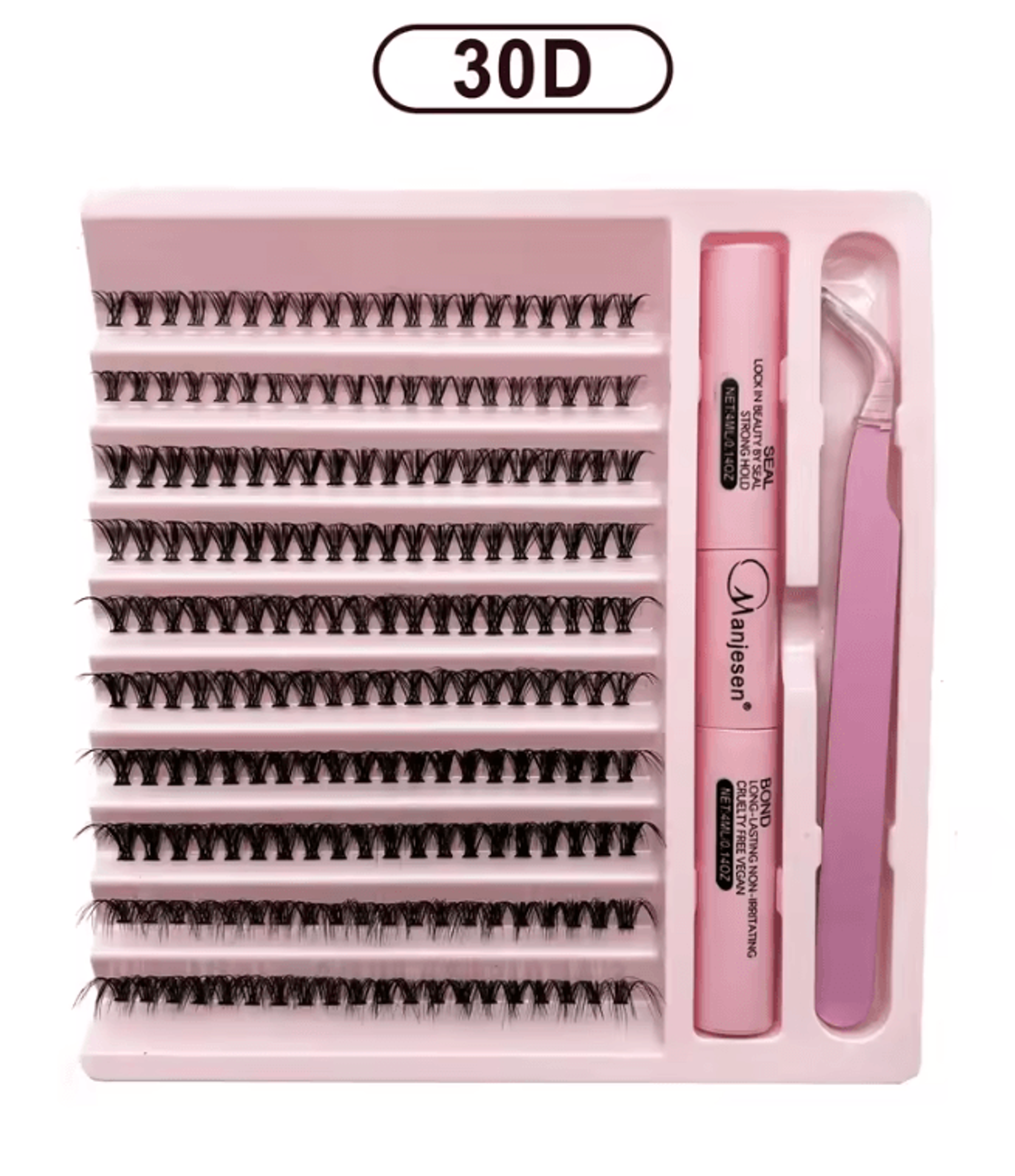 DIY Lash Extension Kit  200 Piece Cluster Lashes With Bond And Seal For At Home Use 3