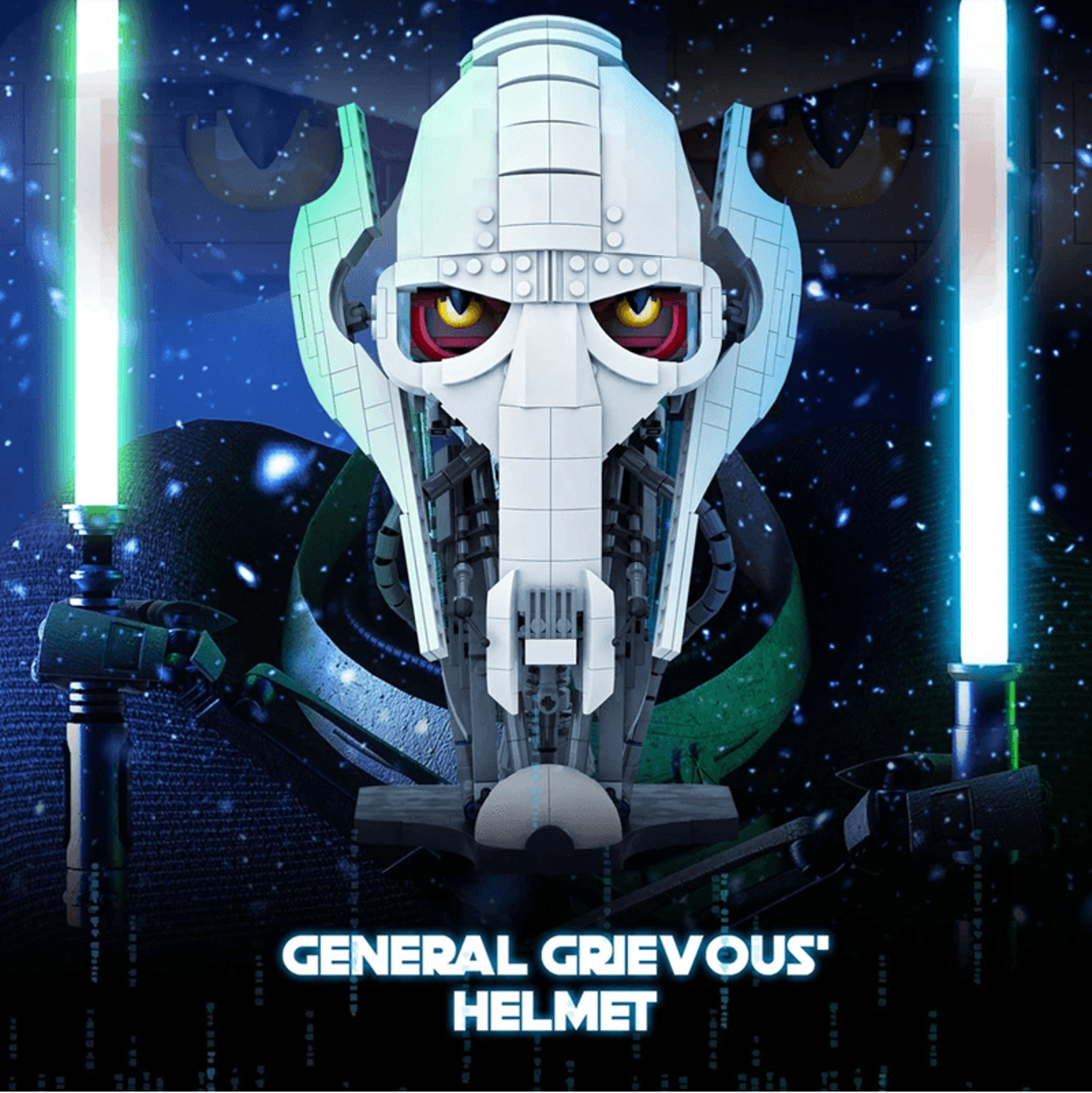 788 Piece General Grievous Helmet Building Block Set For Star Wars Fans And Collectors 0