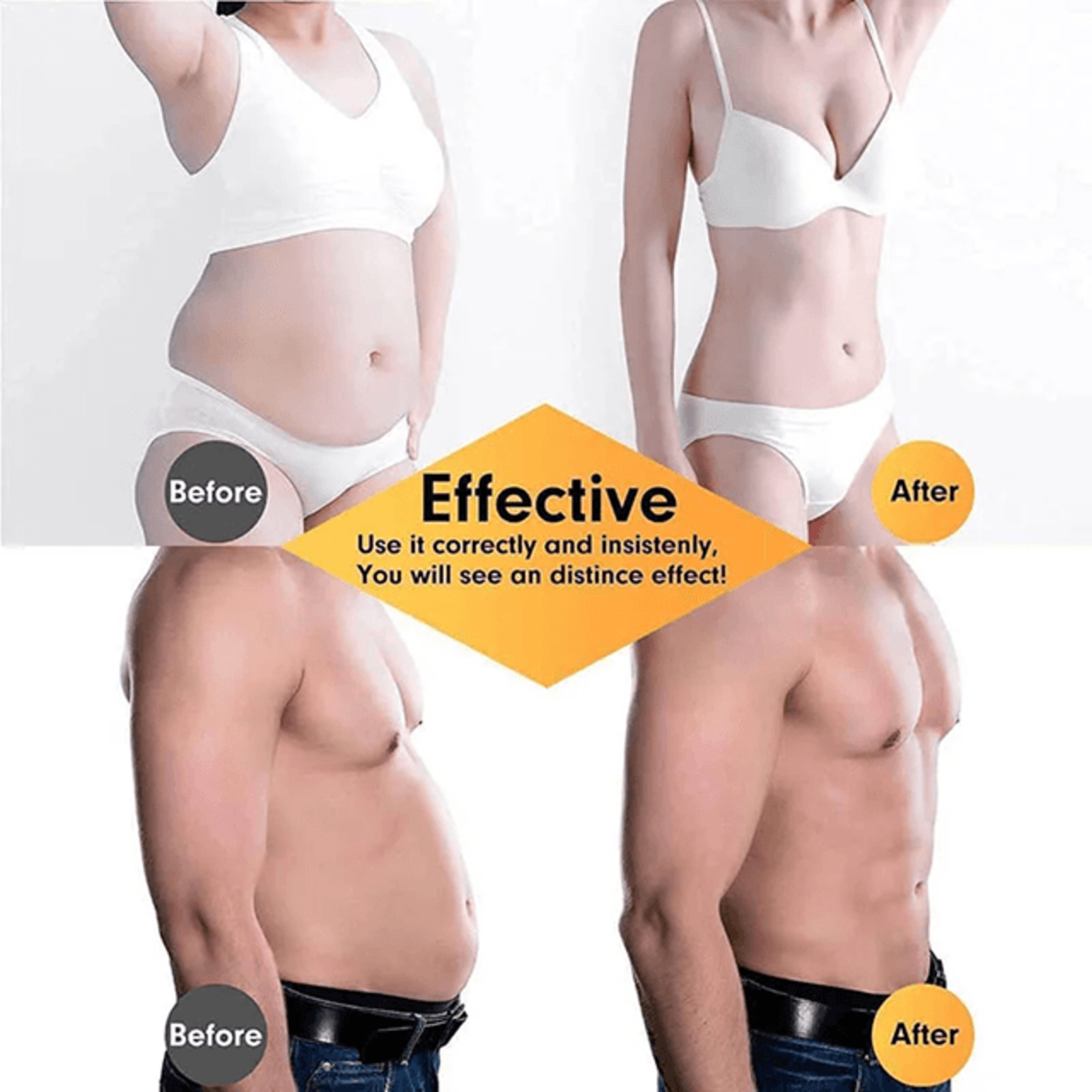 EMS Waist Trainer Belt With Abdominal Muscle Stimulation And Fat Burning Support 5