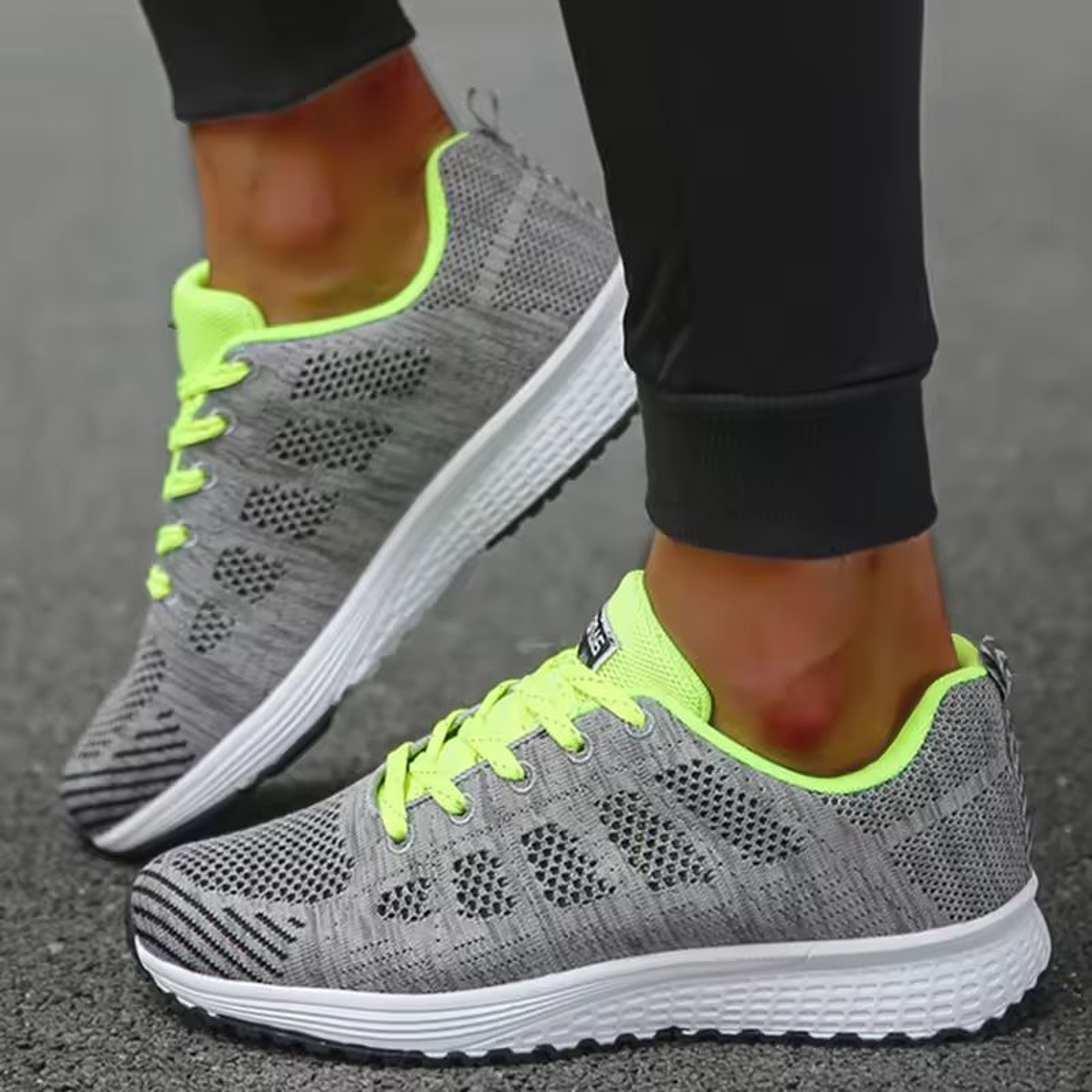 AirFlex Womens Breathable Mesh Sneakers Lightweight Lace Up Tennis Shoes 10