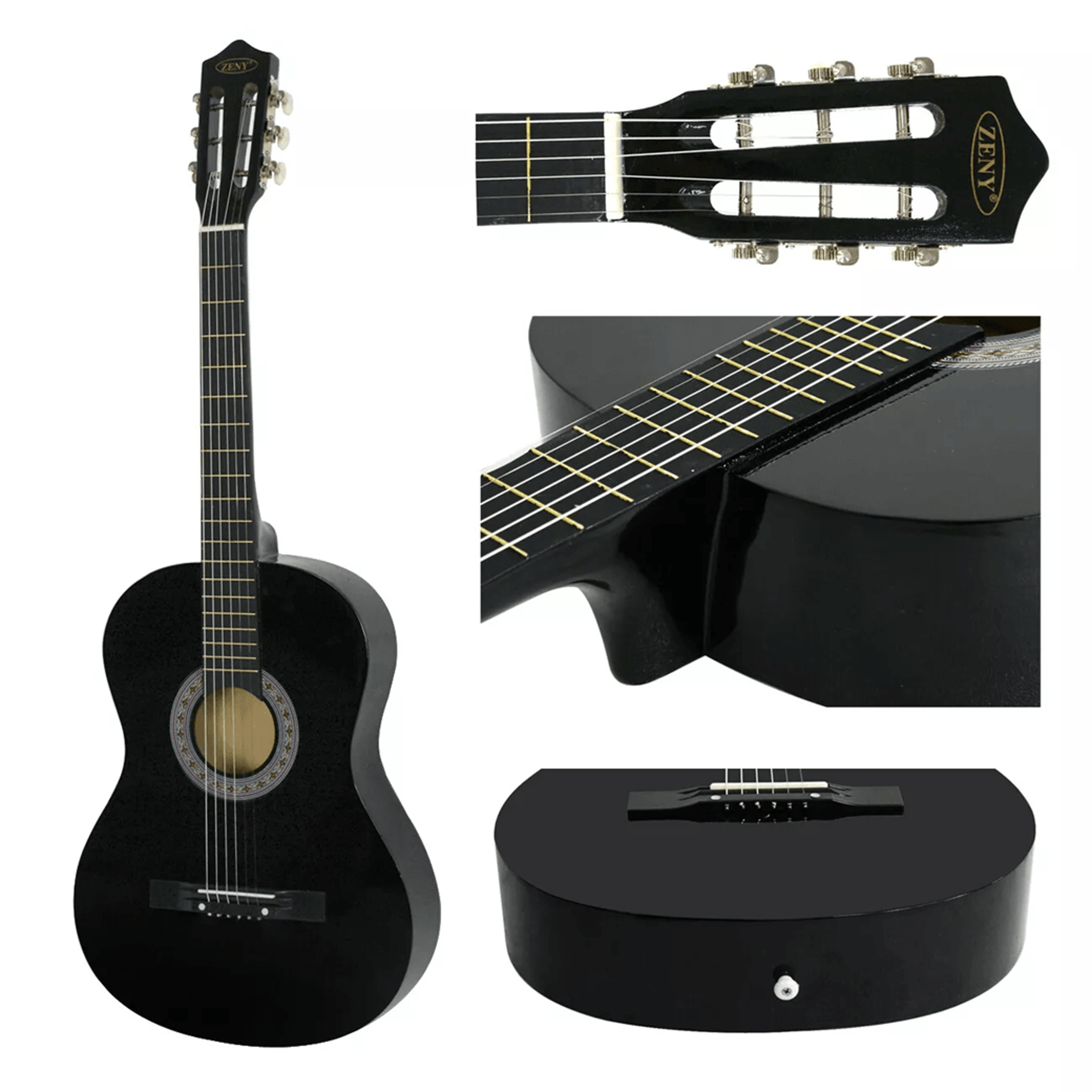 38 Inch Full Size Acoustic Guitar For Beginners With Pick Ideal For Adults And Kids 3