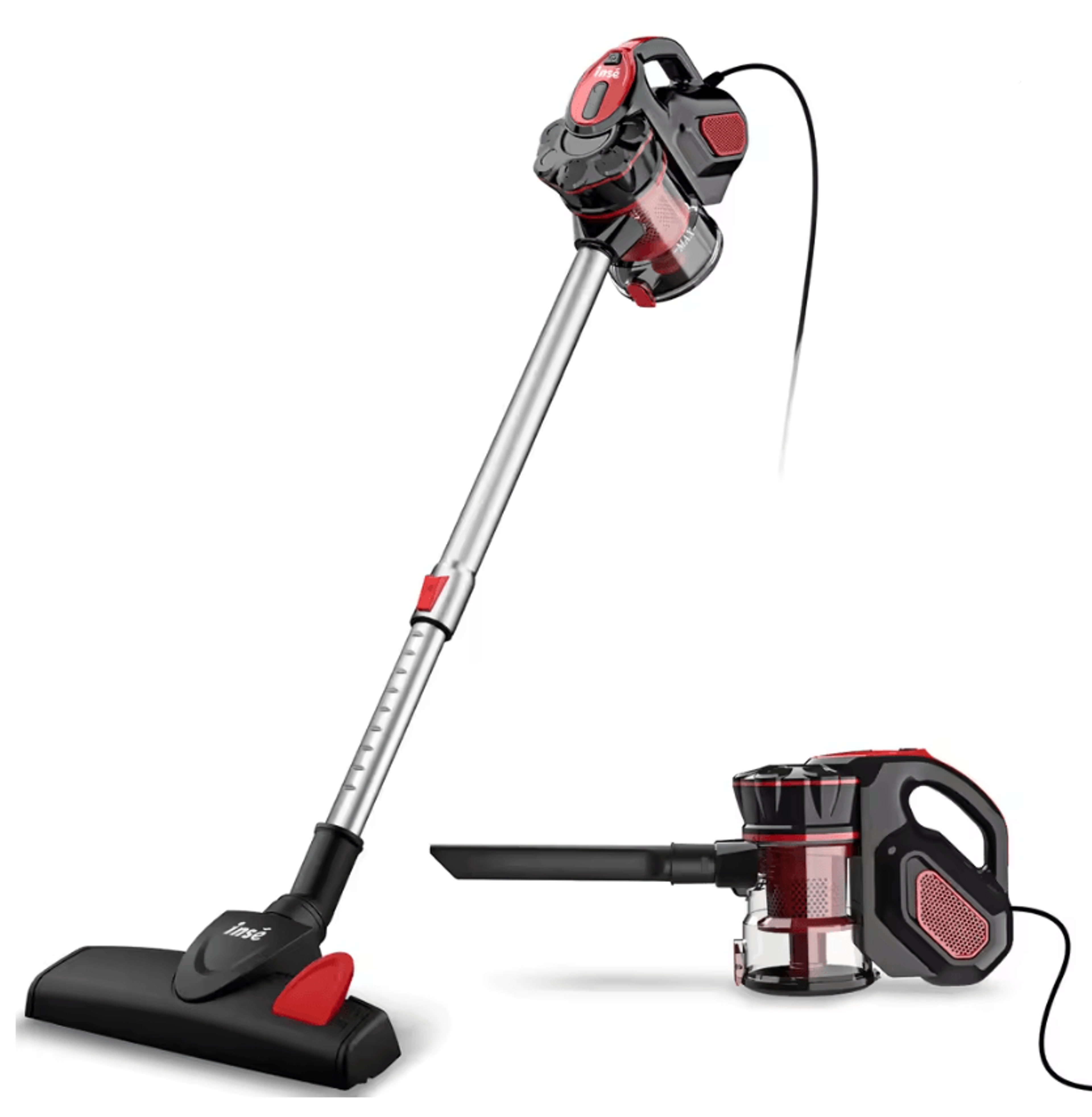 INSE I5 Corded Stick Vacuum Cleaner With Powerful Suction For Pet Hair And Hard Floors 4
