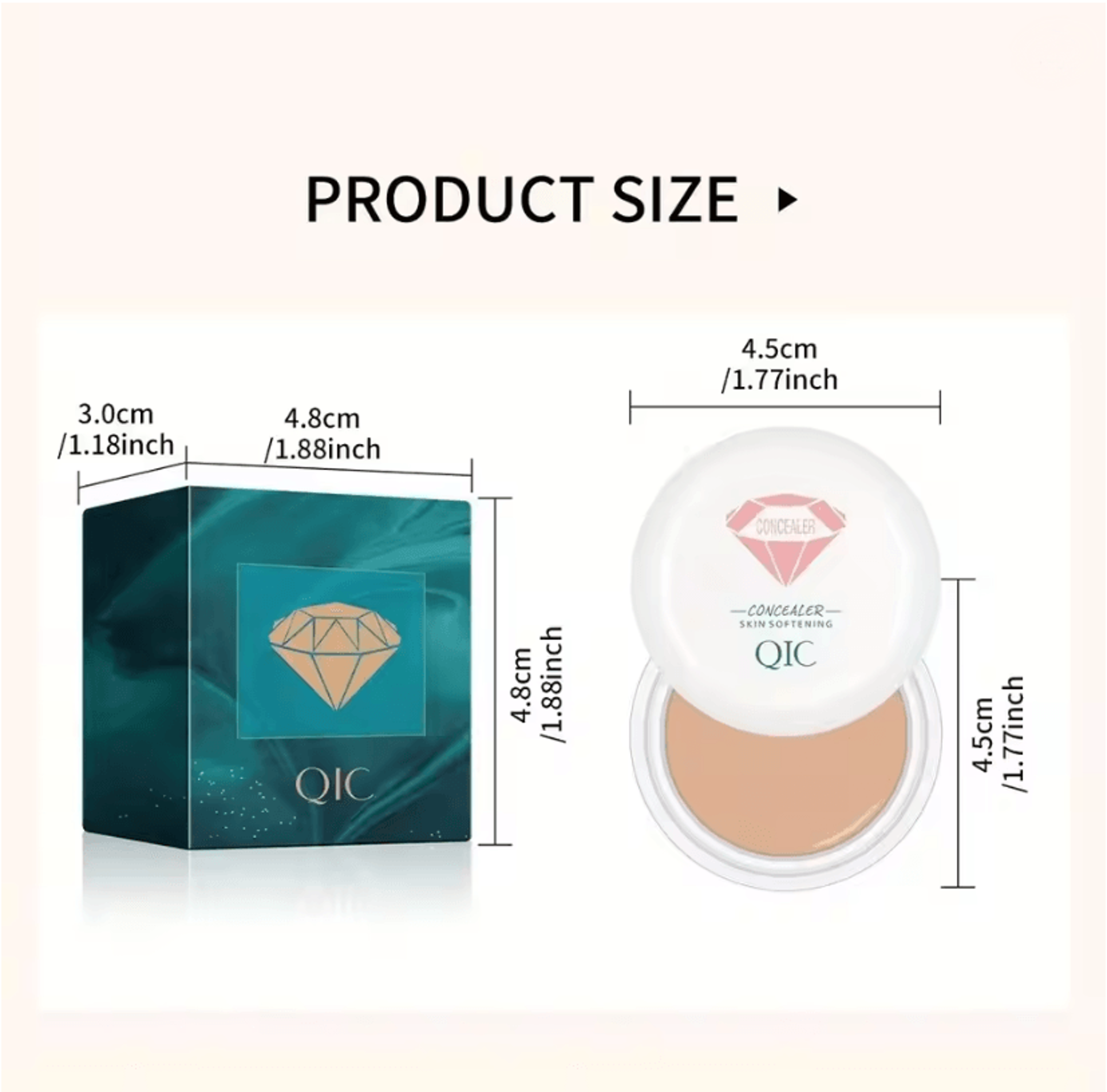 High Coverage Waterproof Concealer And BB Cream Base 1