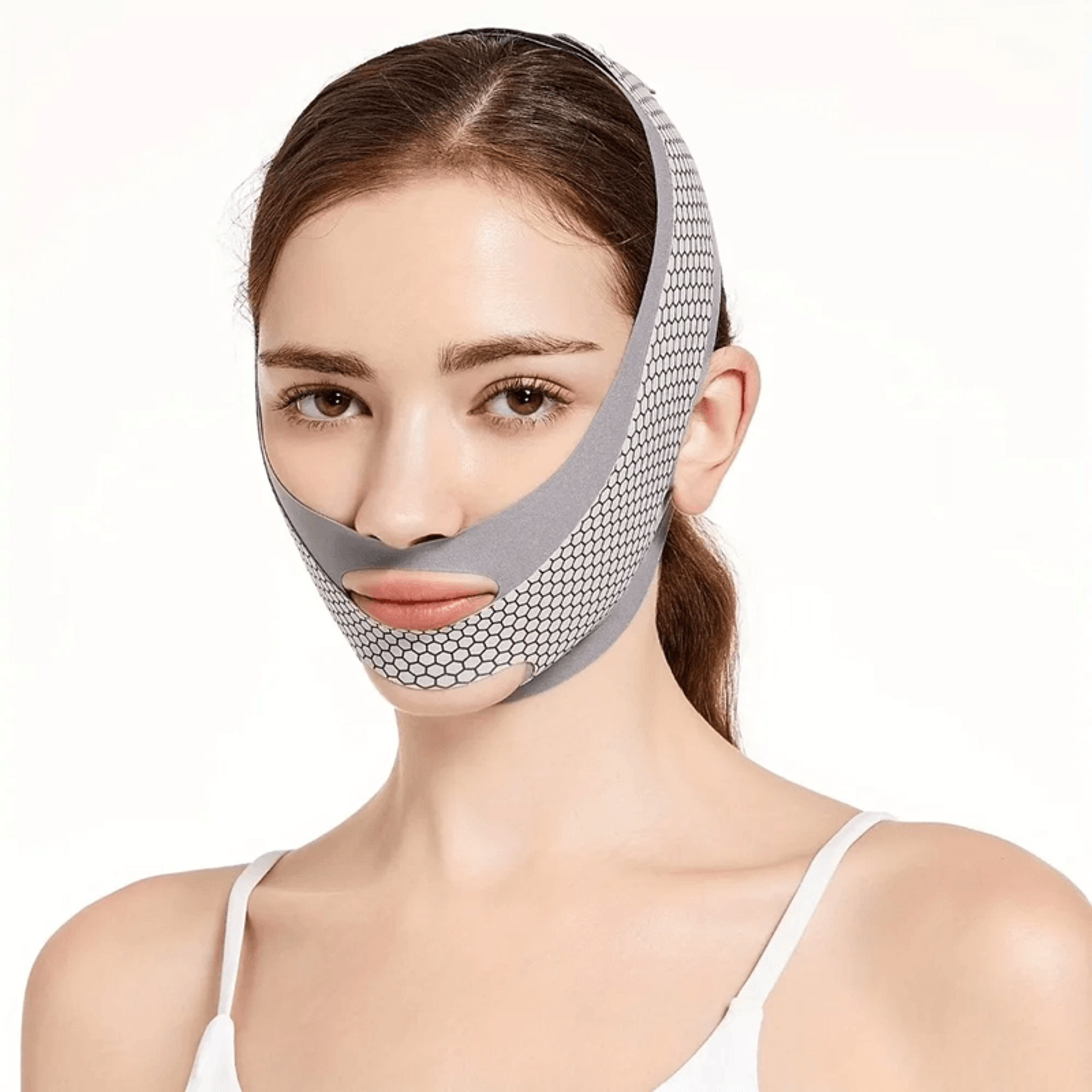 V Line Face Slimming Bandage  Double Chin Reducer And Facial Contouring Strap 0
