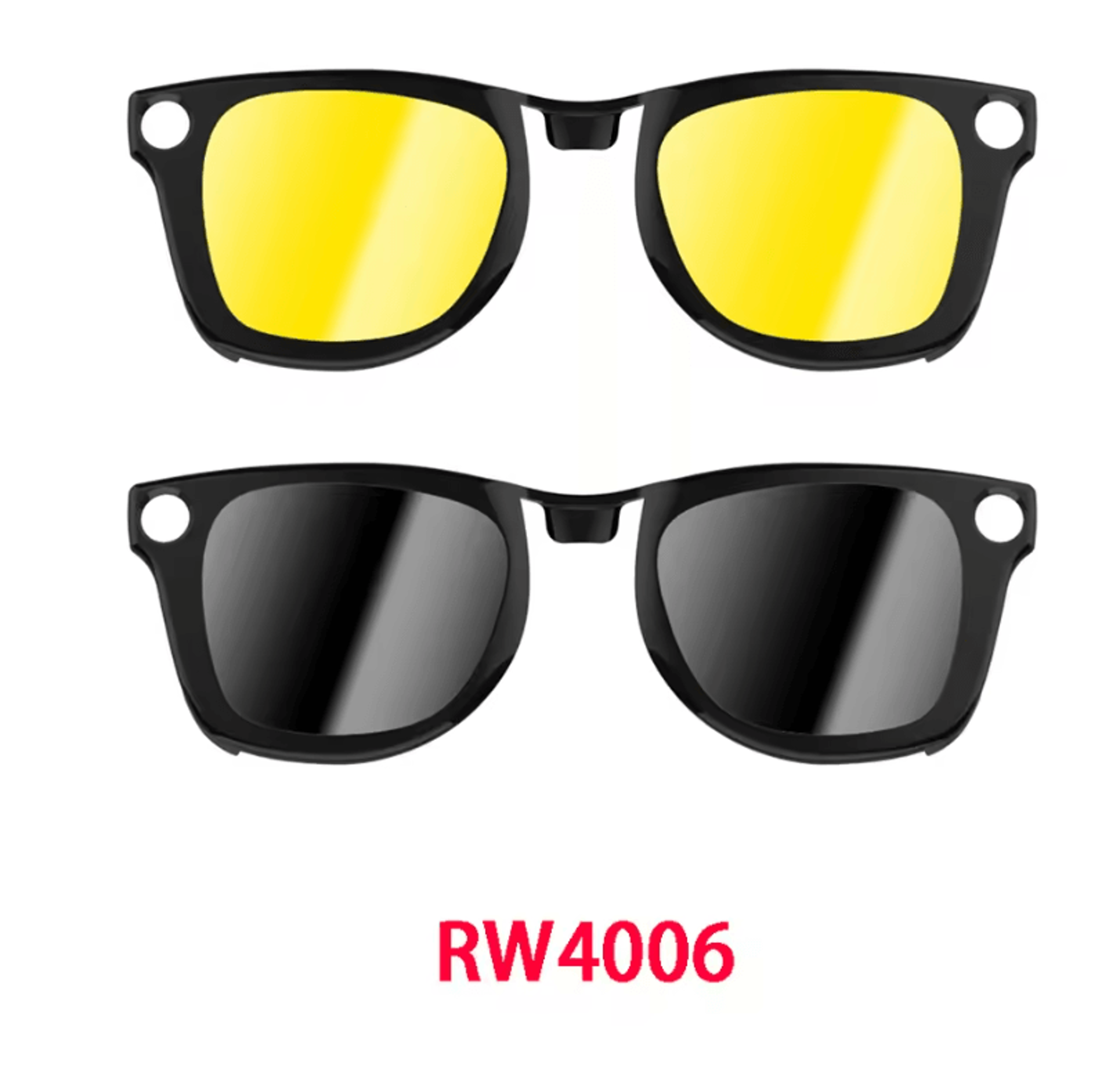 Polarized Clip On Sunglasses For Ray Ban Meta Wayfarer RW4006 RW4008 14