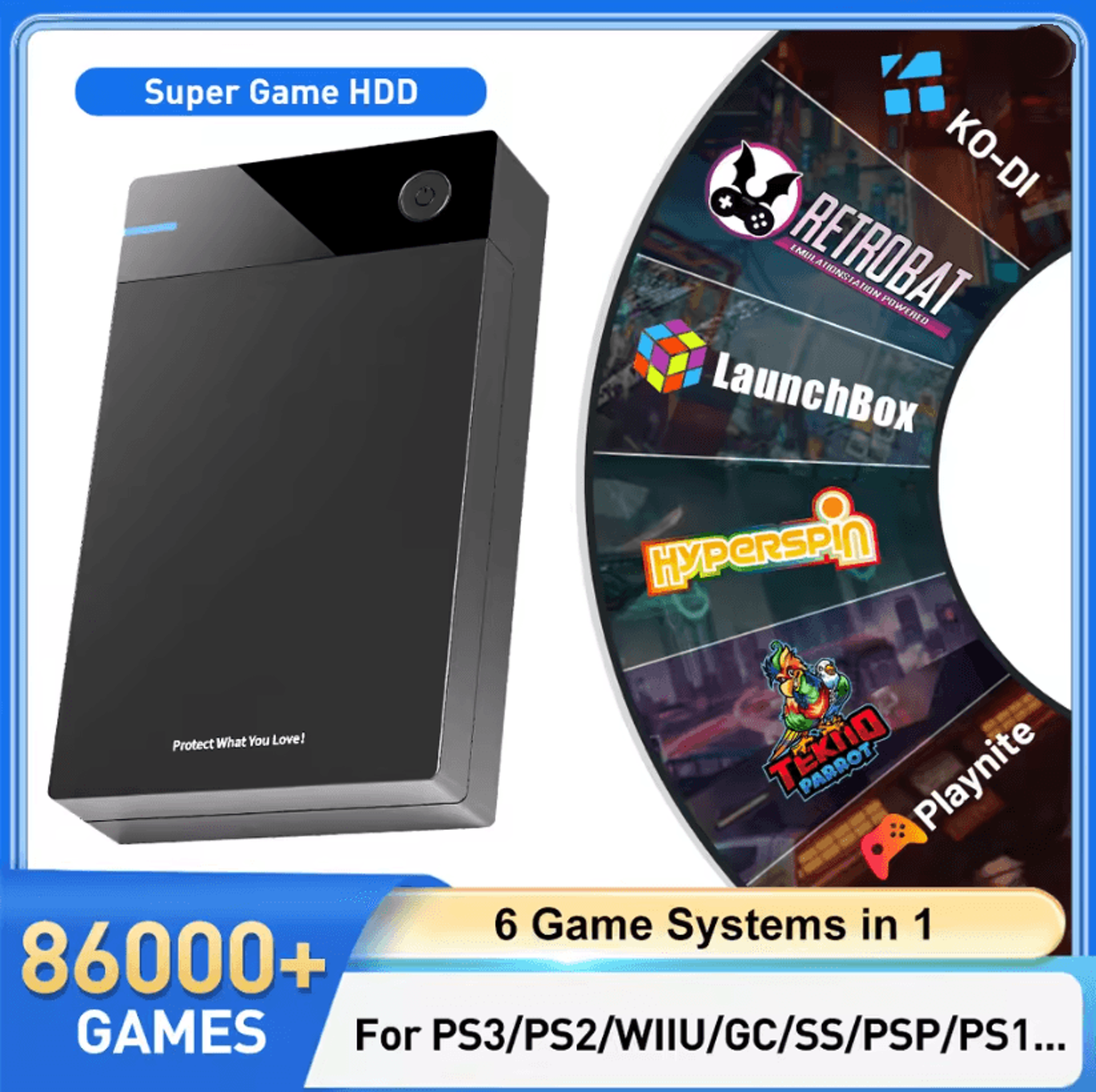 12TB Retro Super Console Hyperspin Launchbox Playnite With 86000 Games 0