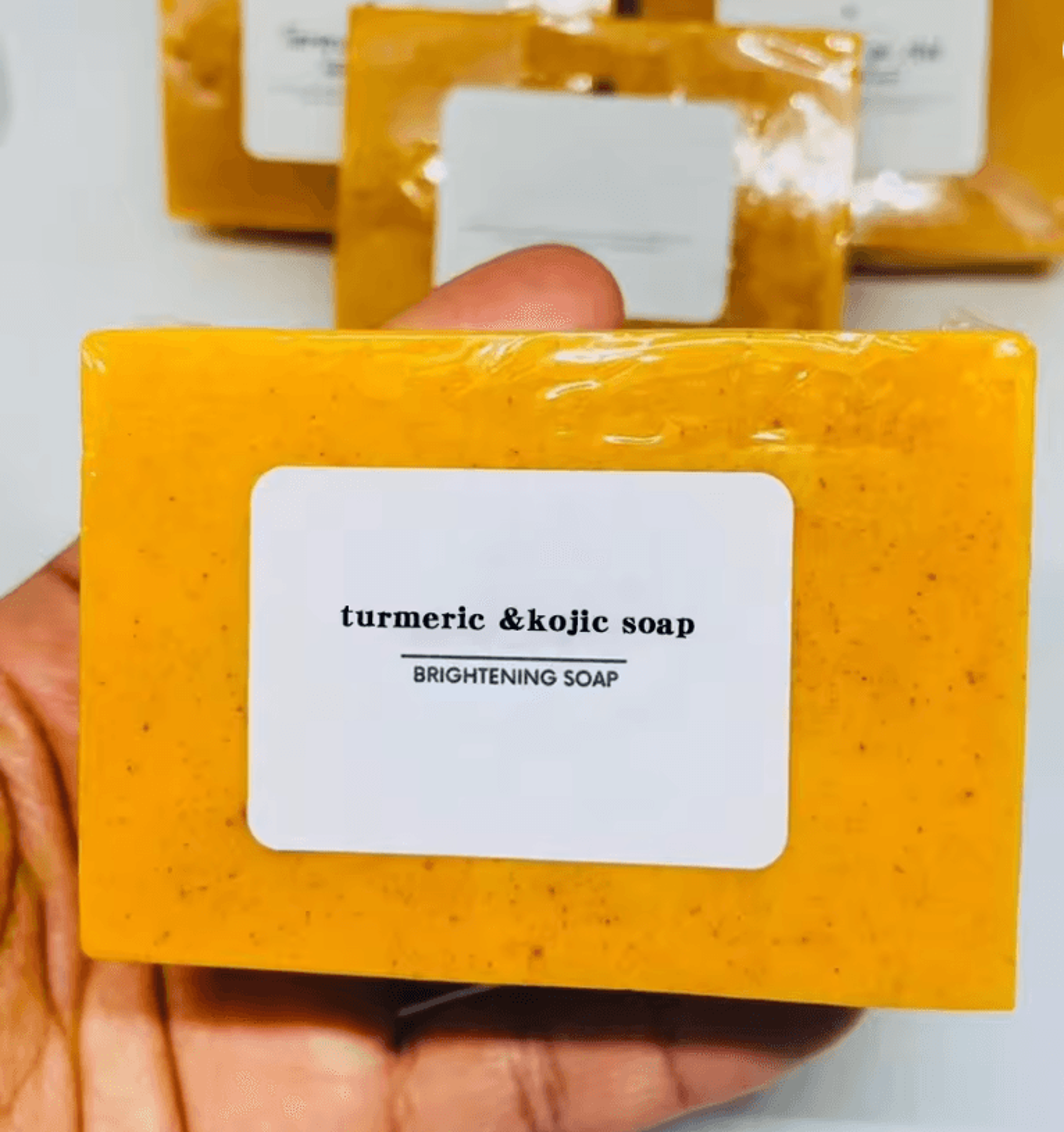 Turmeric Kojic Acid Soap Bar Brightening Lemon Handmade 0