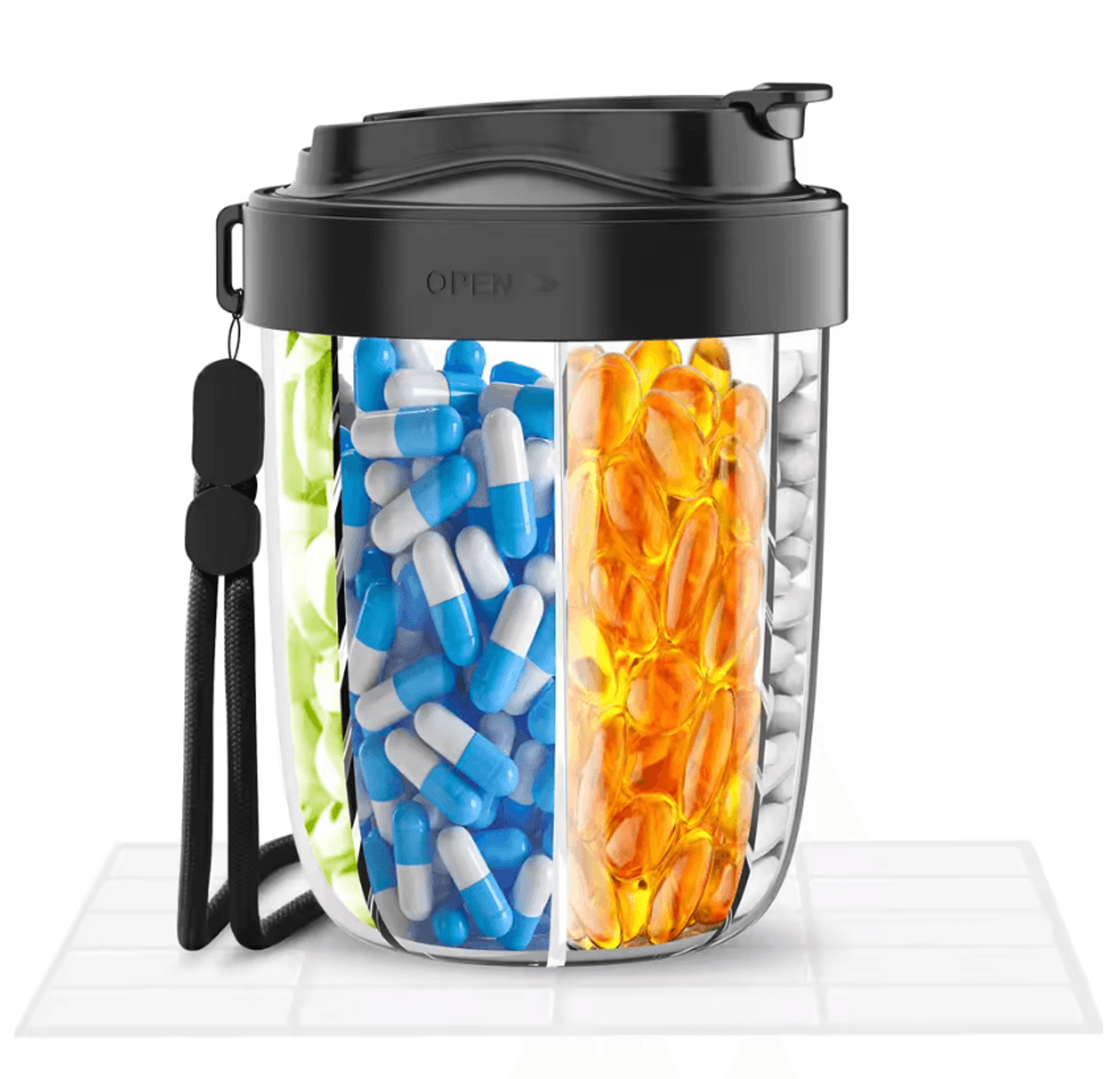 WeekEase 7 Day Pill Organizer 0