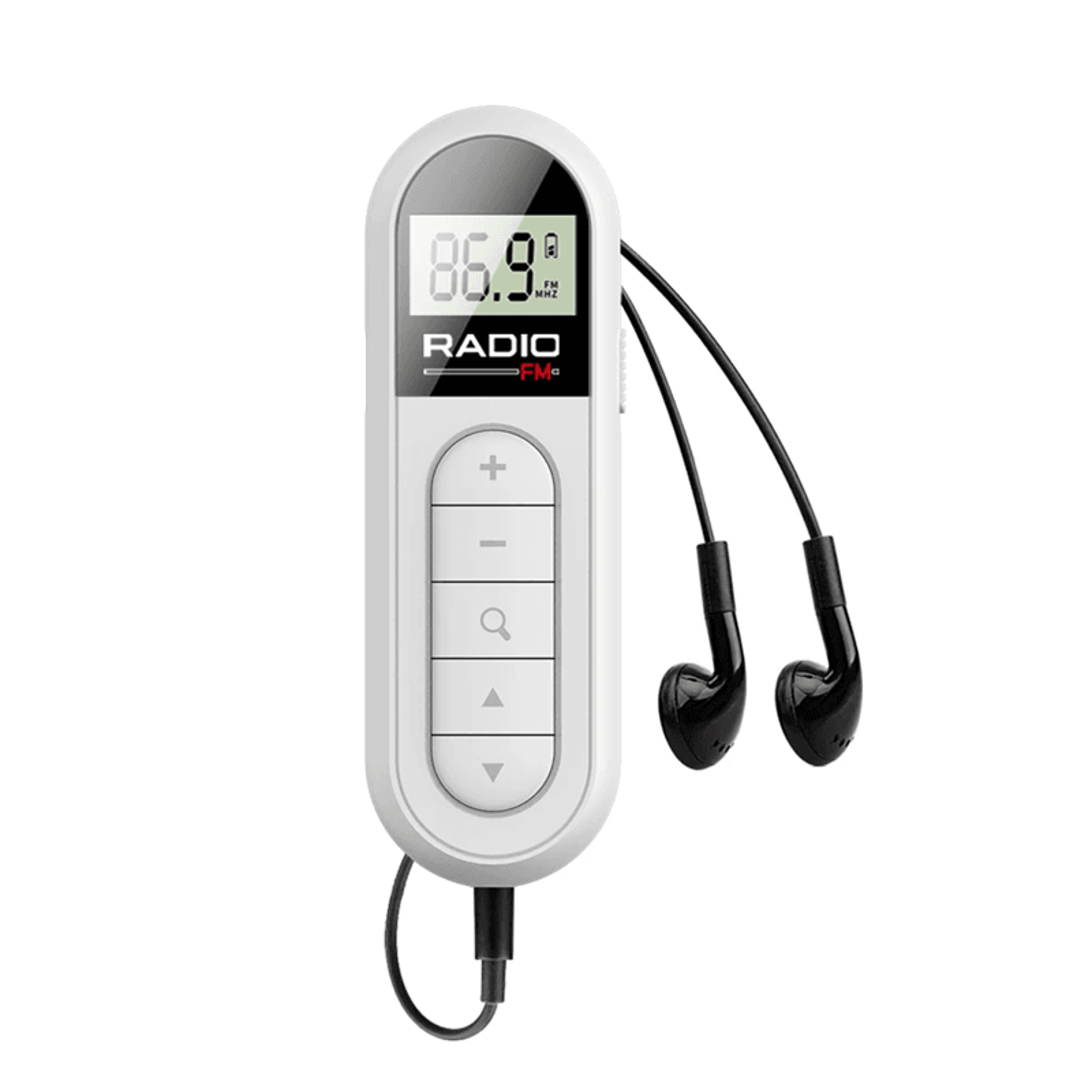 Mini Pocket Clip FM Radio With LCD Backlight Display And 35mm Headphone Jack 3