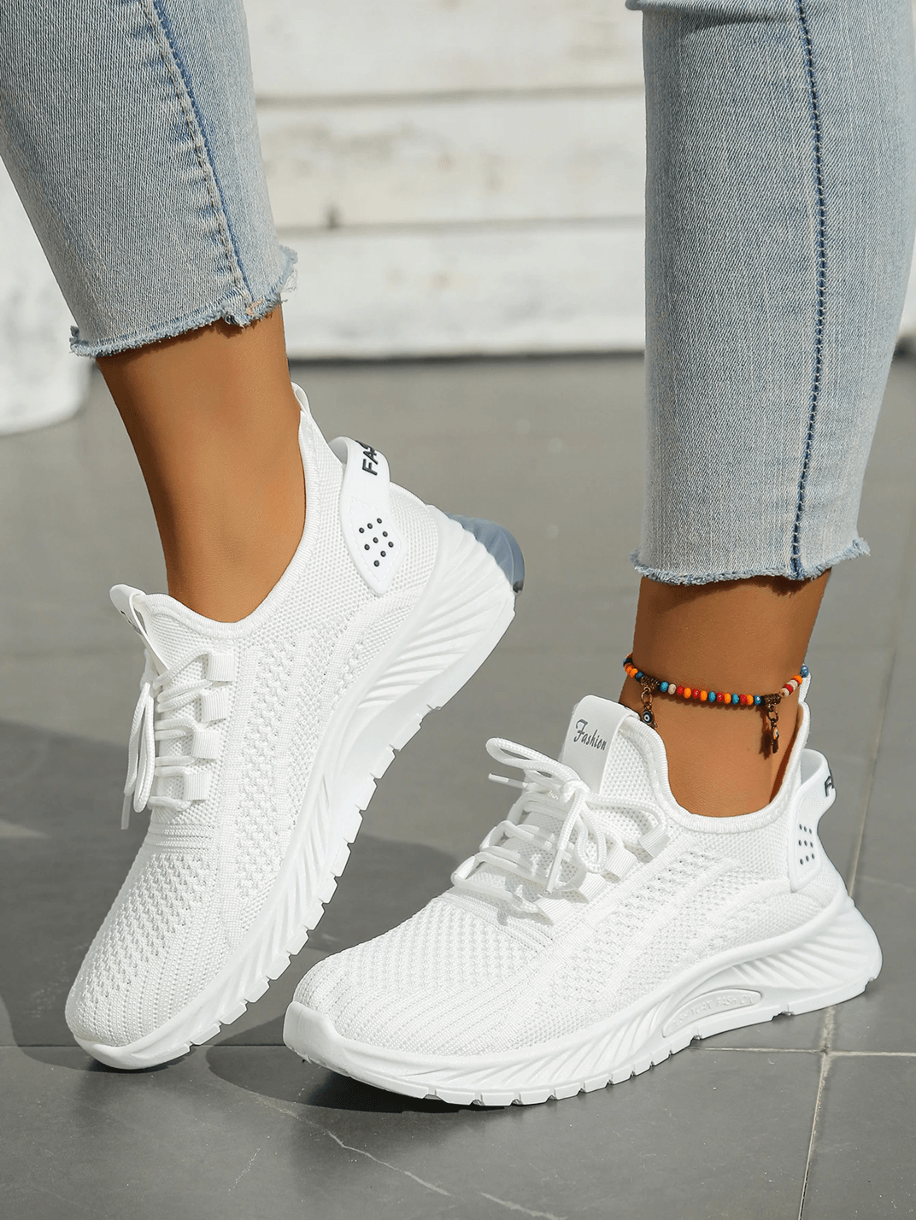 Womens FlyWeave Breathable Casual Sneakers Lightweight Sport Shoes 0