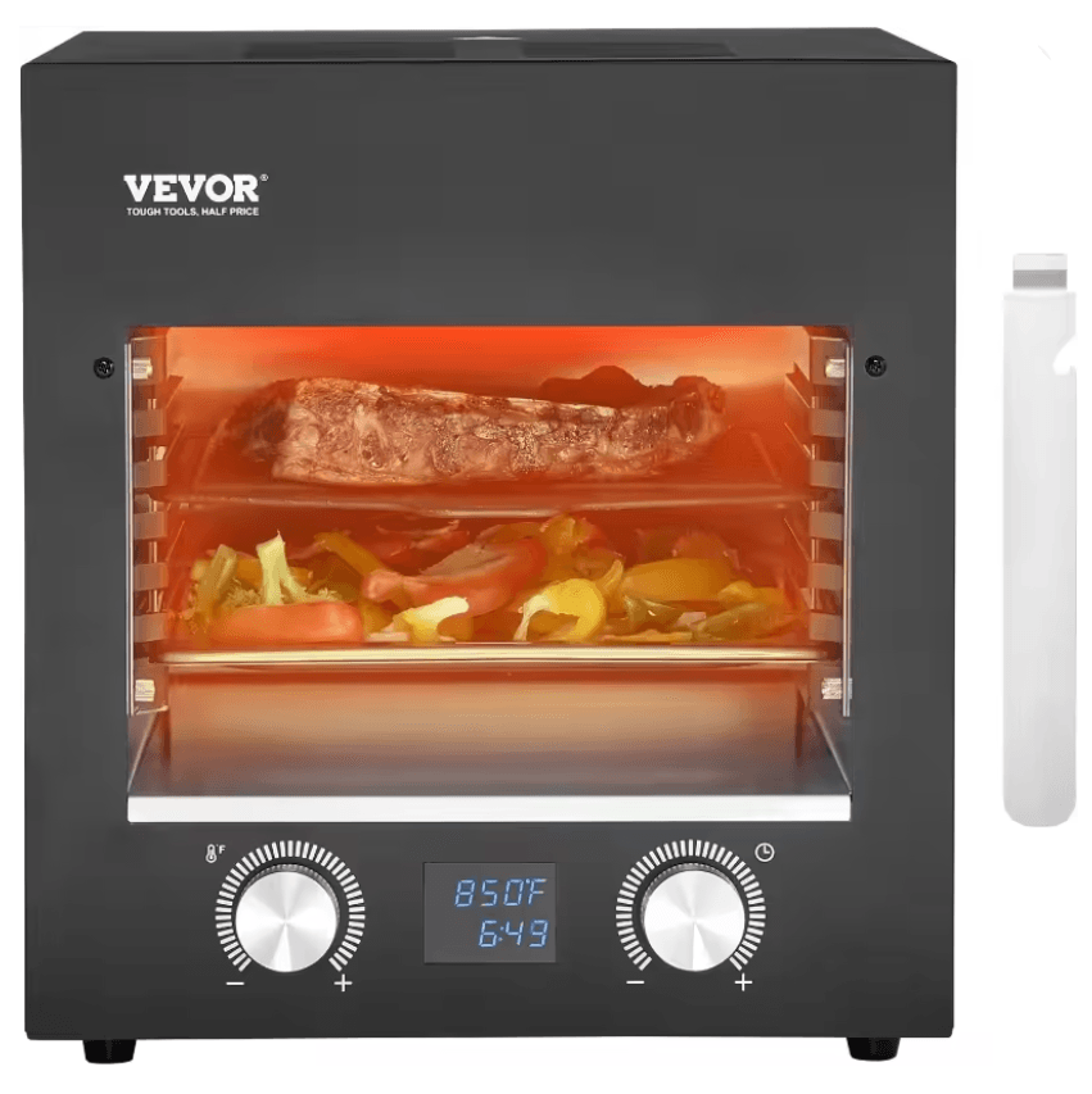 Vevor 1800W Infrared Electric Steak Grill With Adjustable Rack 0