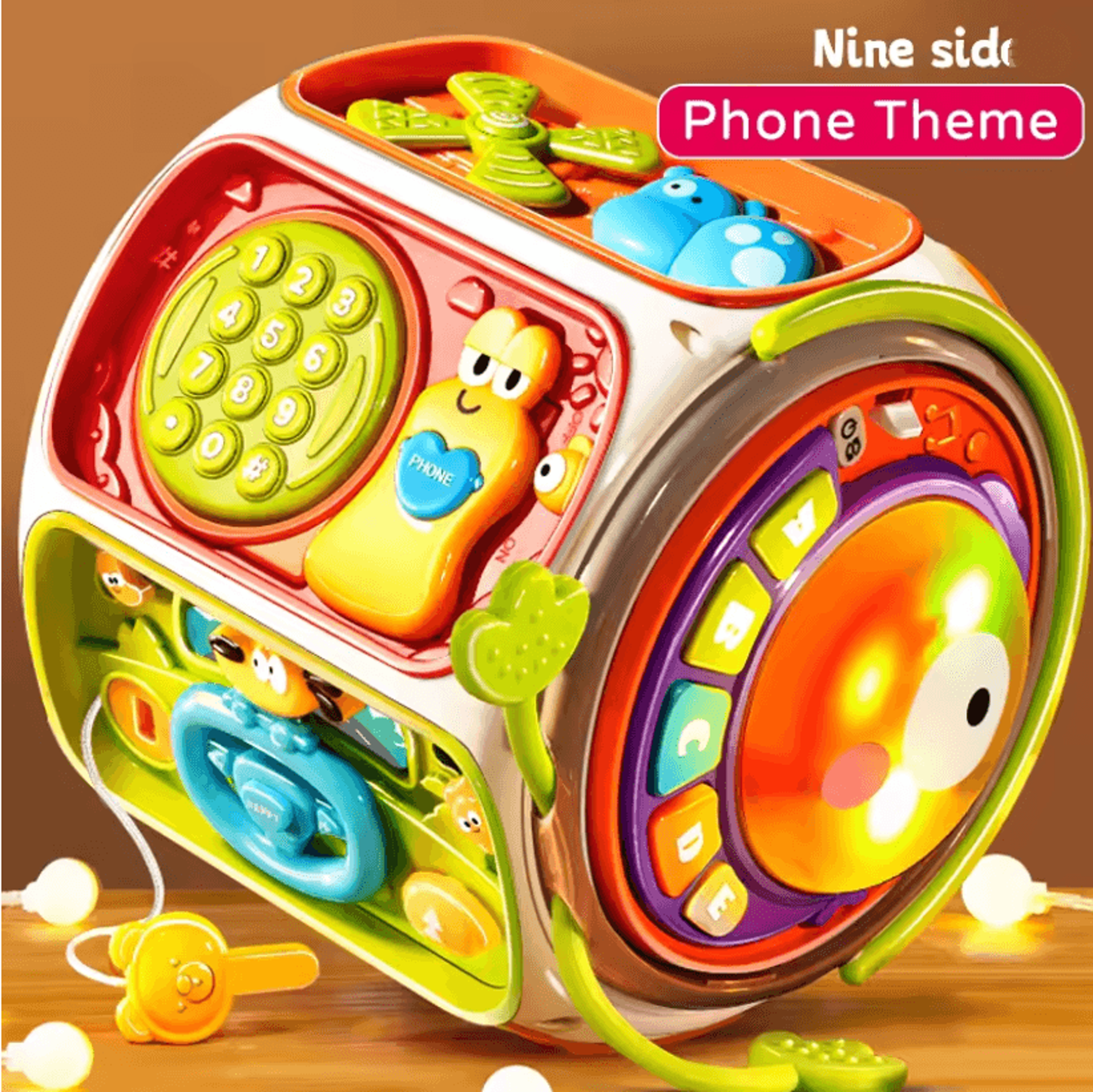 Baby Music Mobile Phone Toy Speaker For Toddlers 4