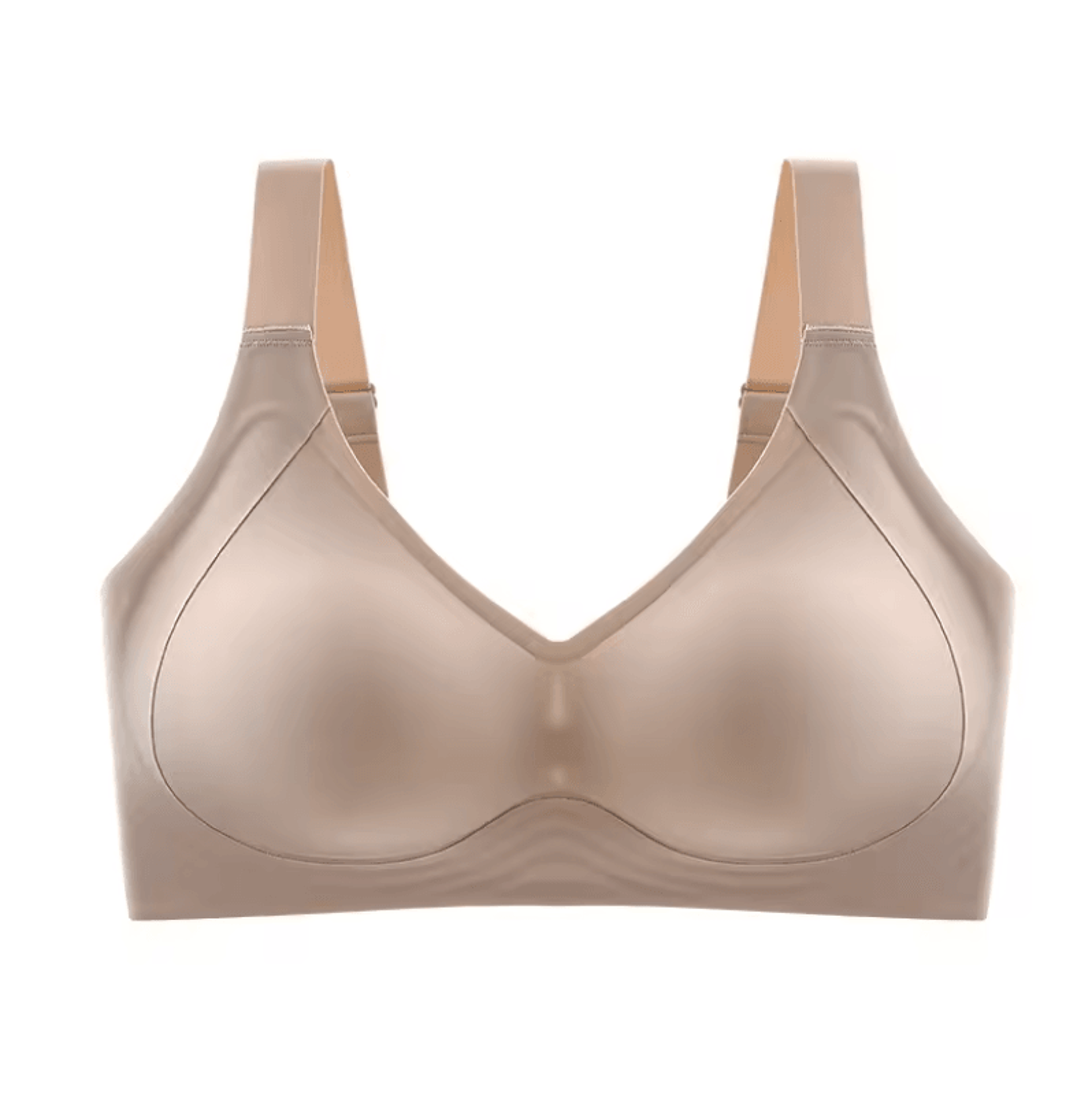 FallSweet Seamless Wireless Push Up Bra Plus Size Comfort Bralette 4