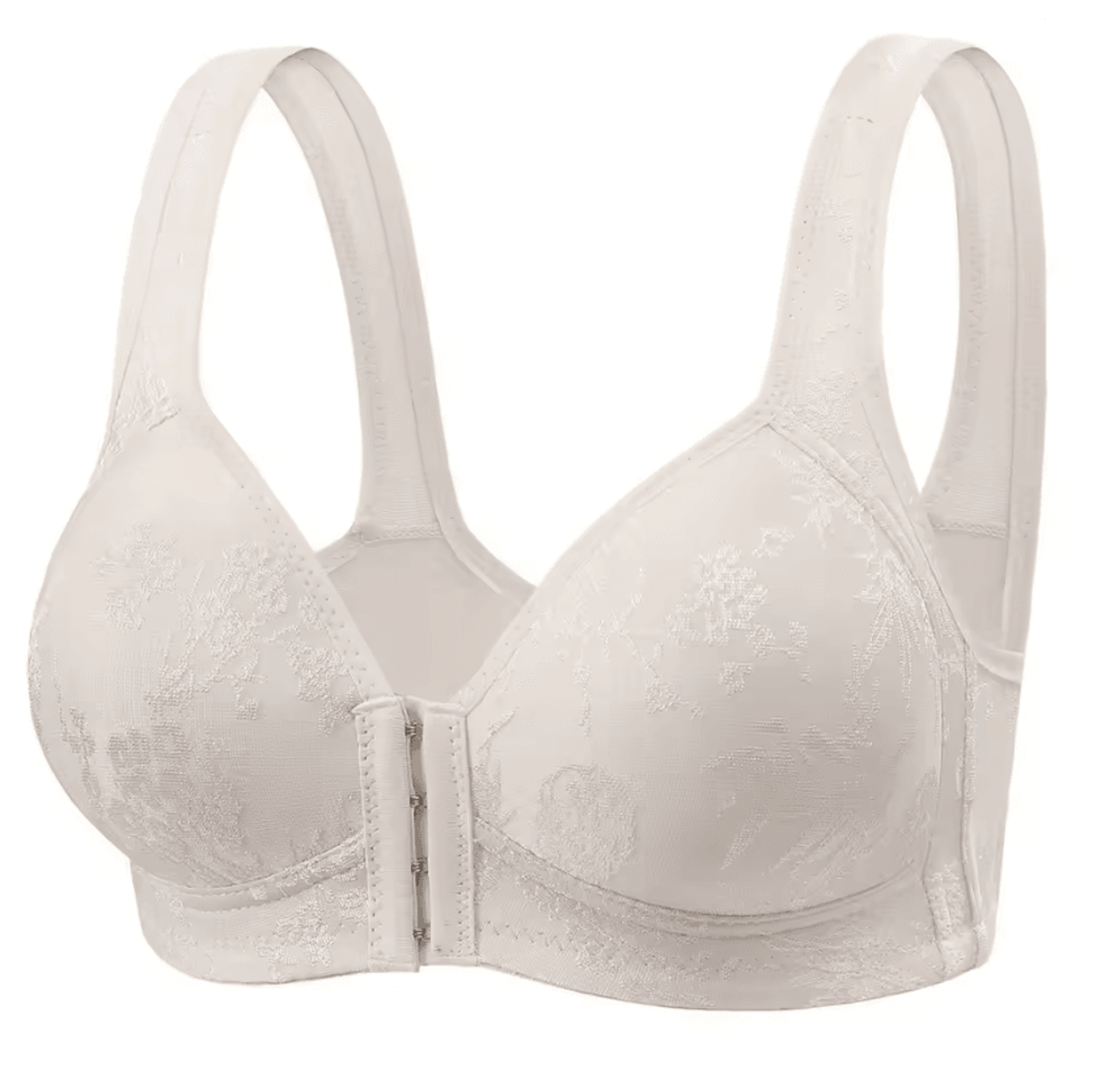 ComfortEase Front Closure Wireless Full Coverage Bra For Women 9