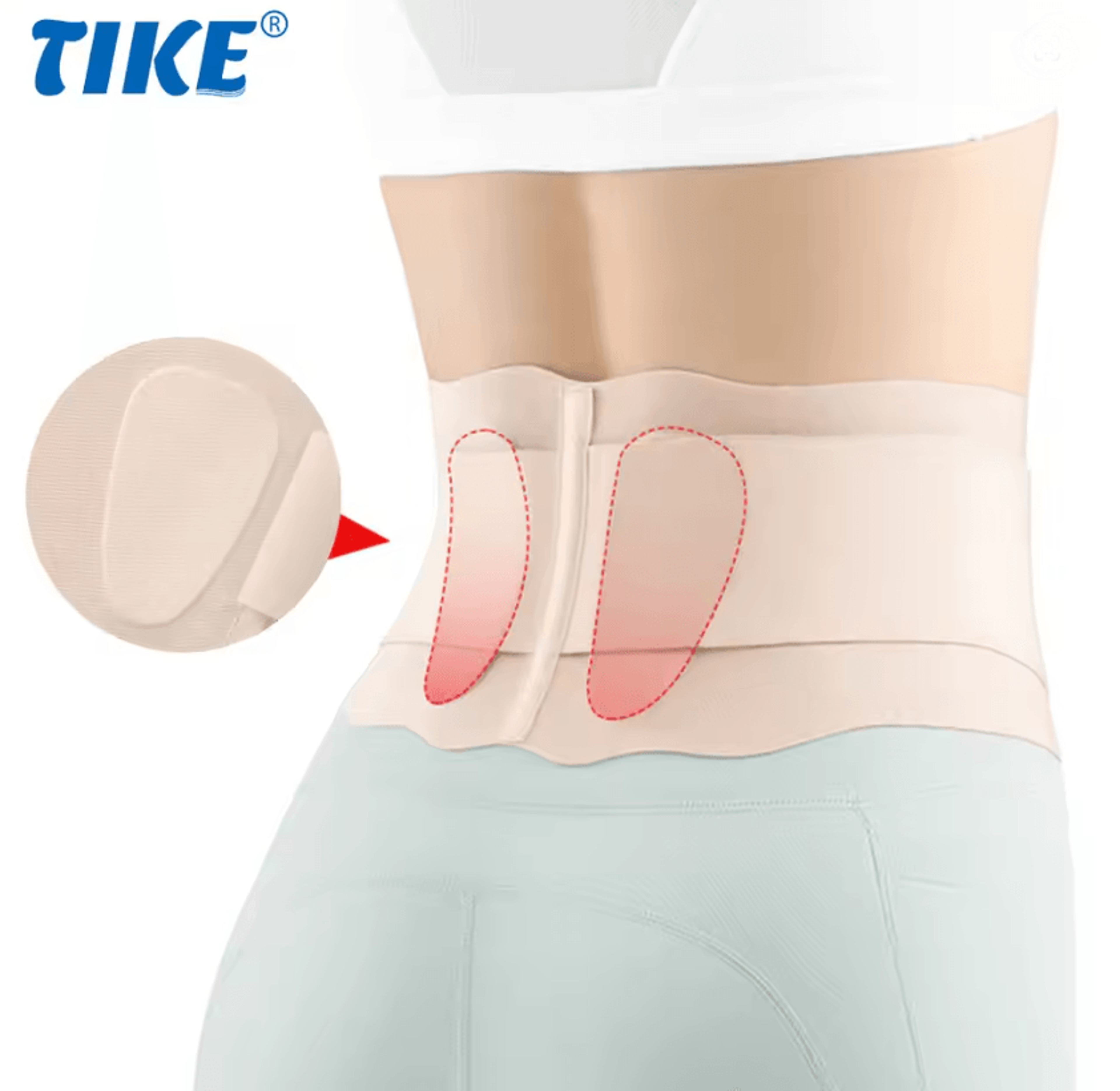 FlexiRelief Thin Waist Support Belt For Lower Back Pain Relief Breathable Lumbar Support Belt 0