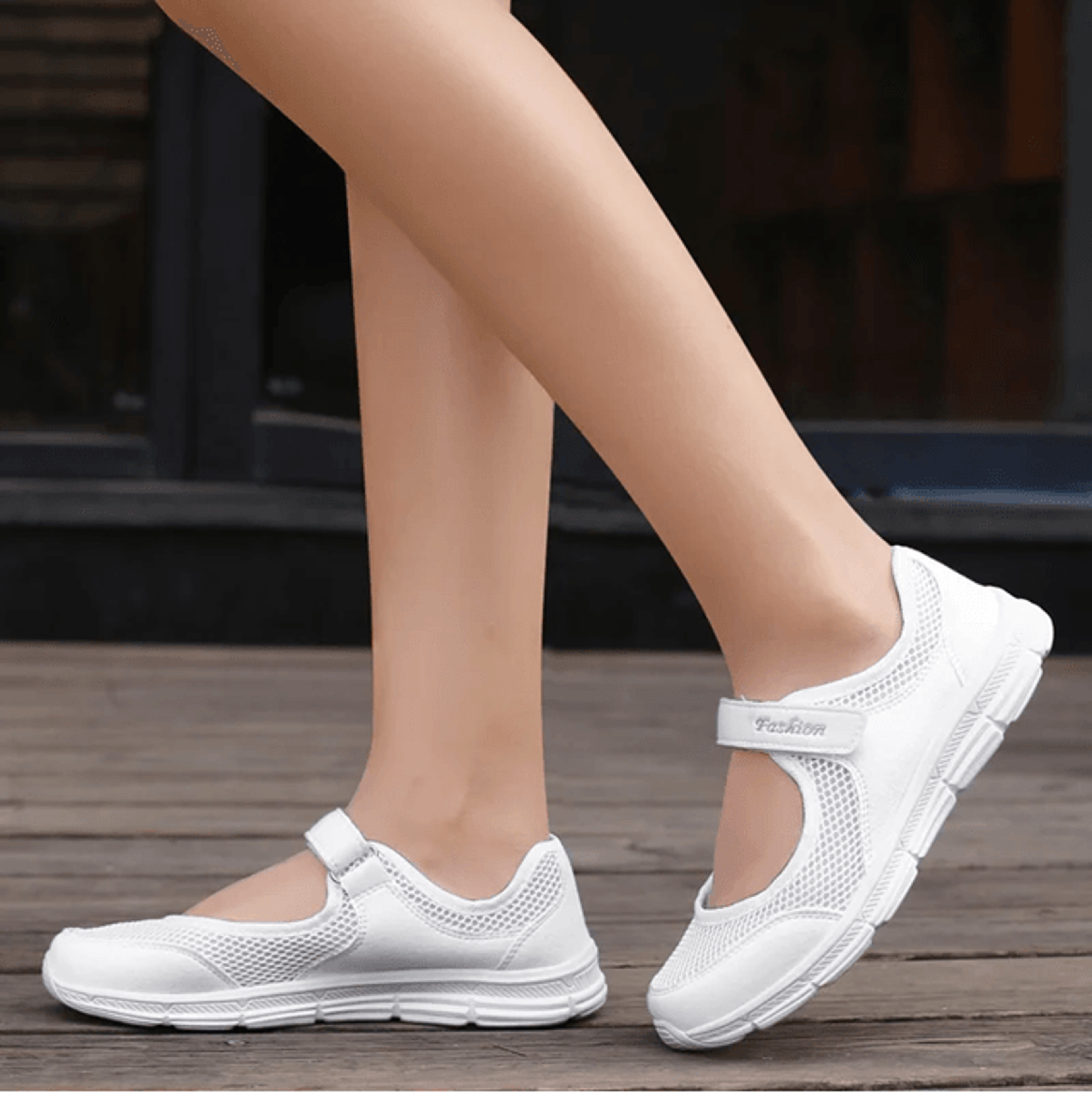 Everyday Breathable Mesh Walking Sneakers For Women 0