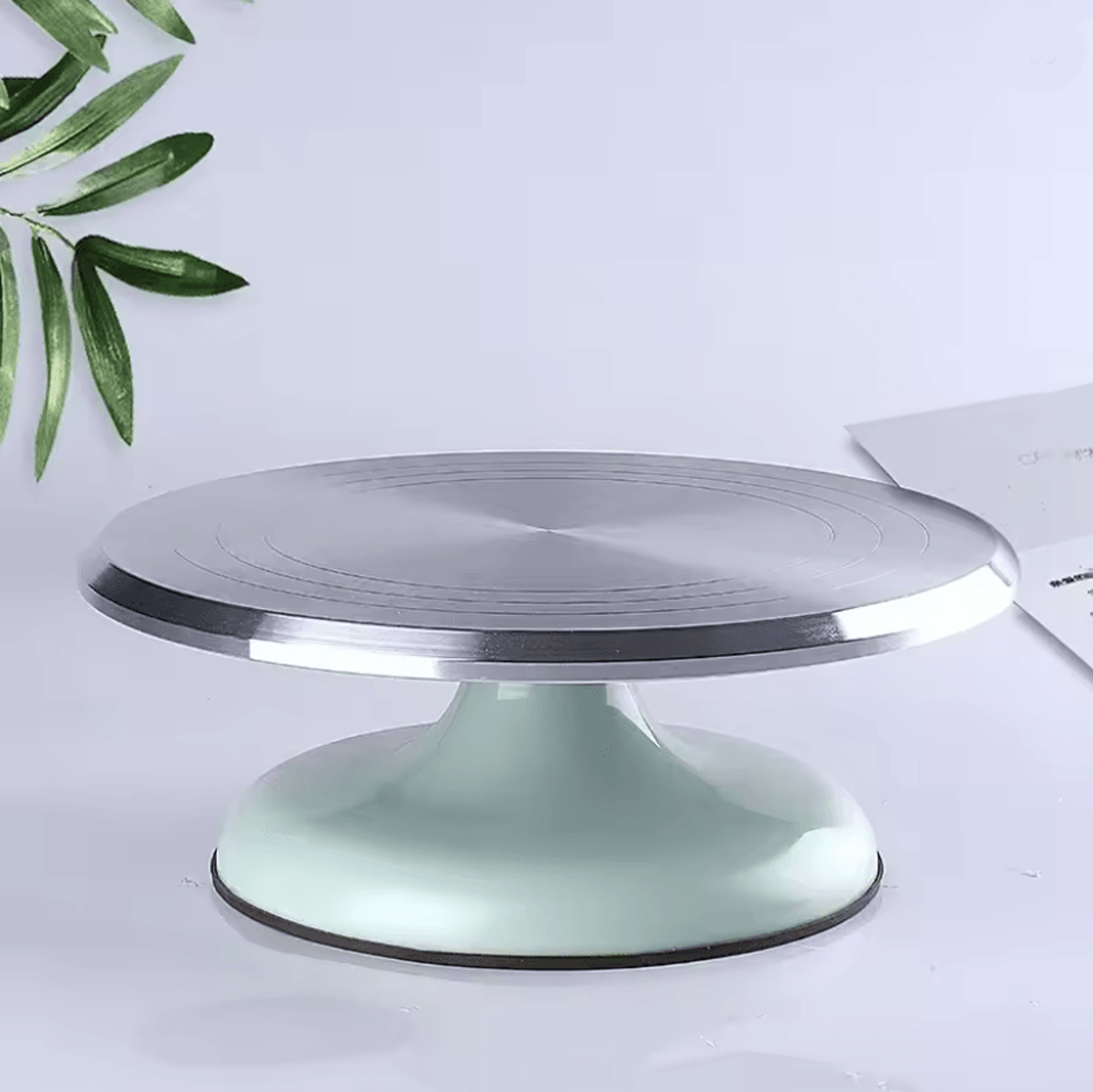 Aluminum 10 Inch Rotating Cake Turntable 0