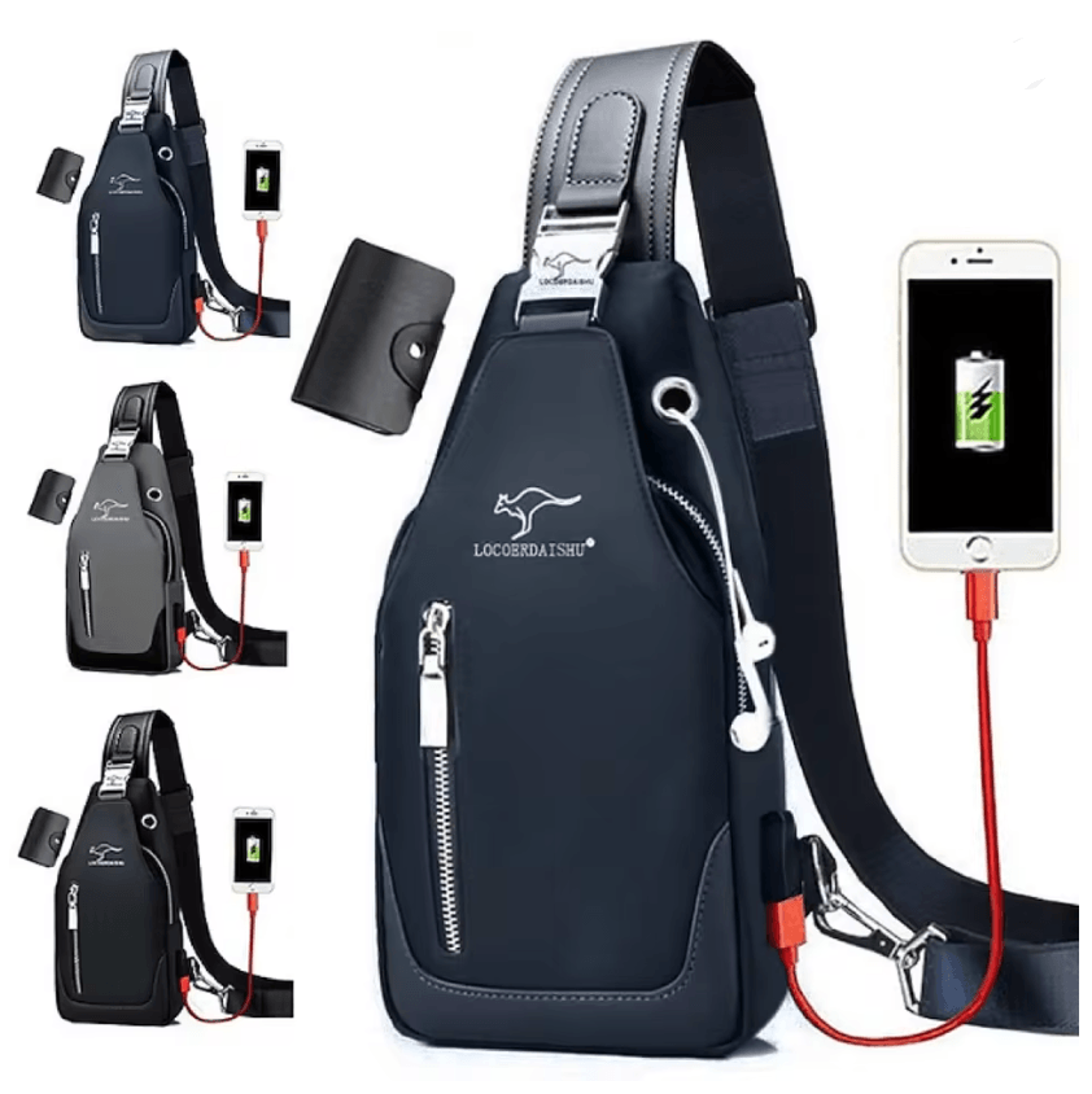 MetroFlow Waterproof Oxford Chest Bag 2