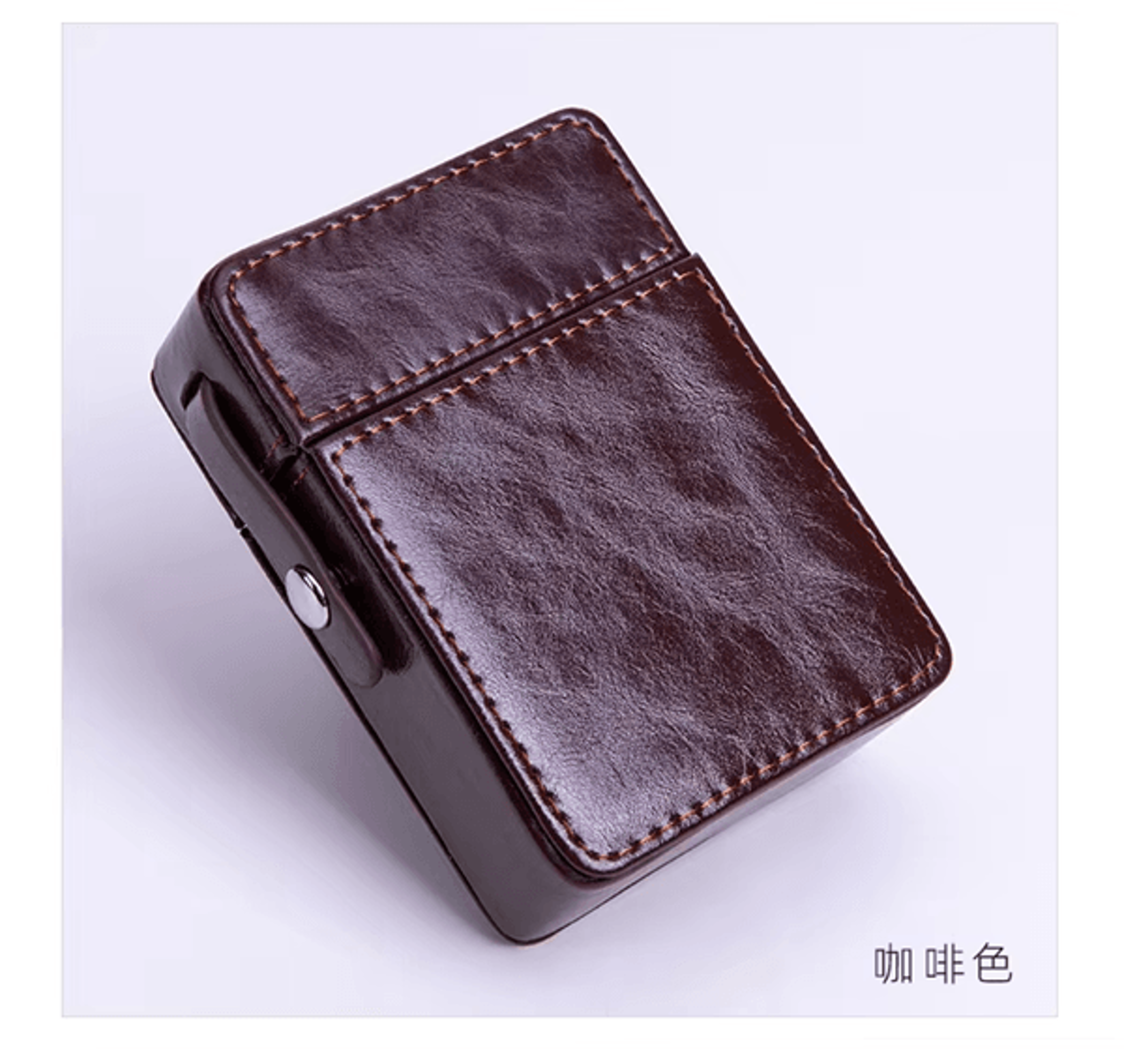 PocketGuard Leather Cigarette And Lighter Case 1
