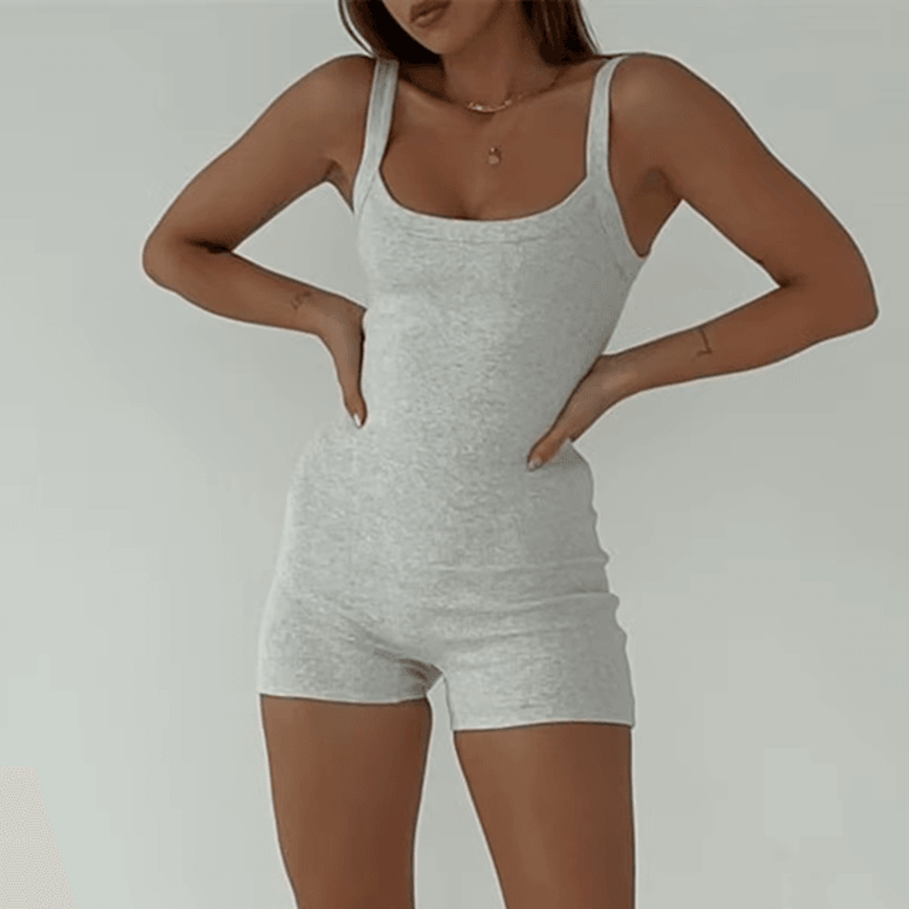 Womens Casual Bodycon Sleeveless Romper 4