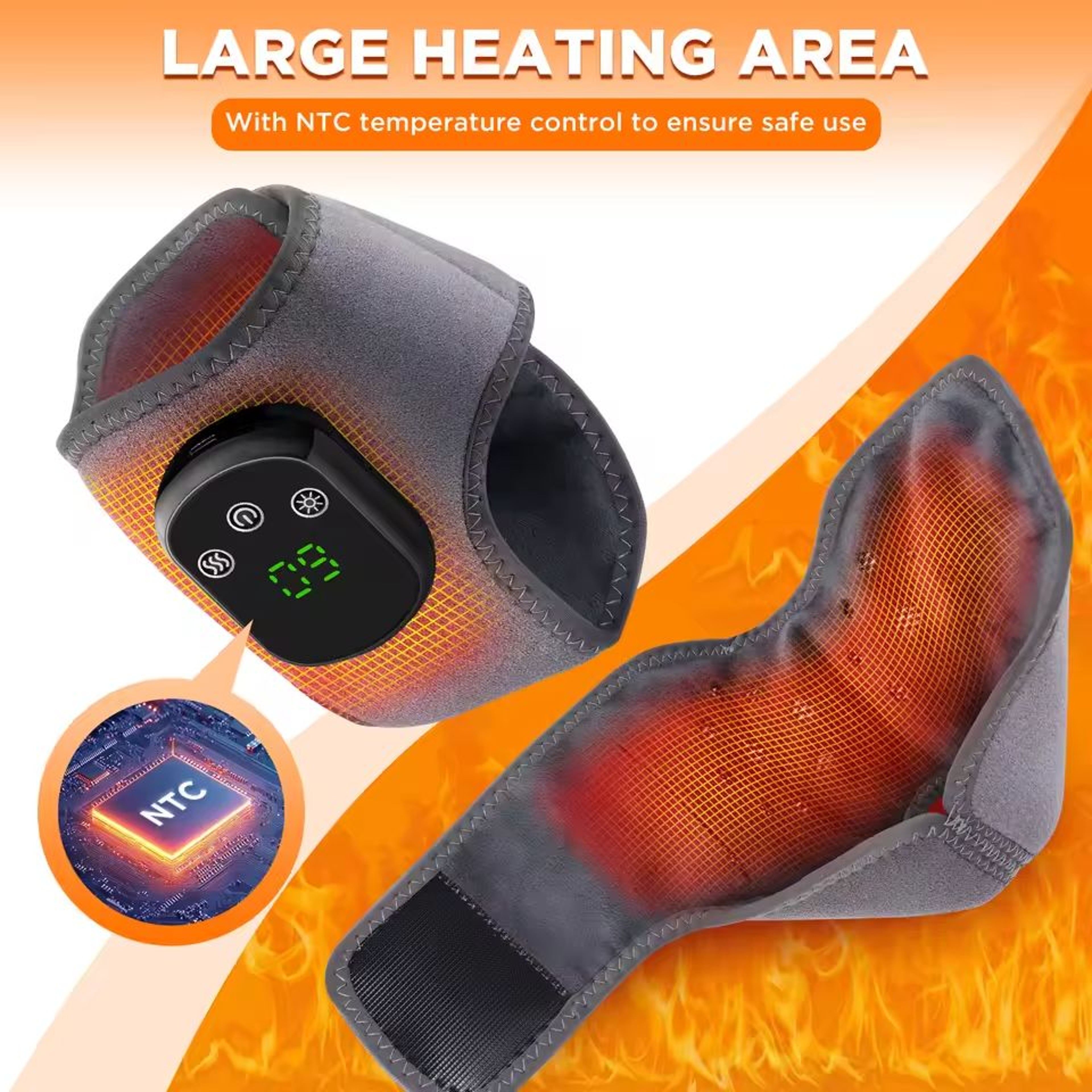RelaxEase Electric Foot And Hand Massager With Heat And Vibration 0