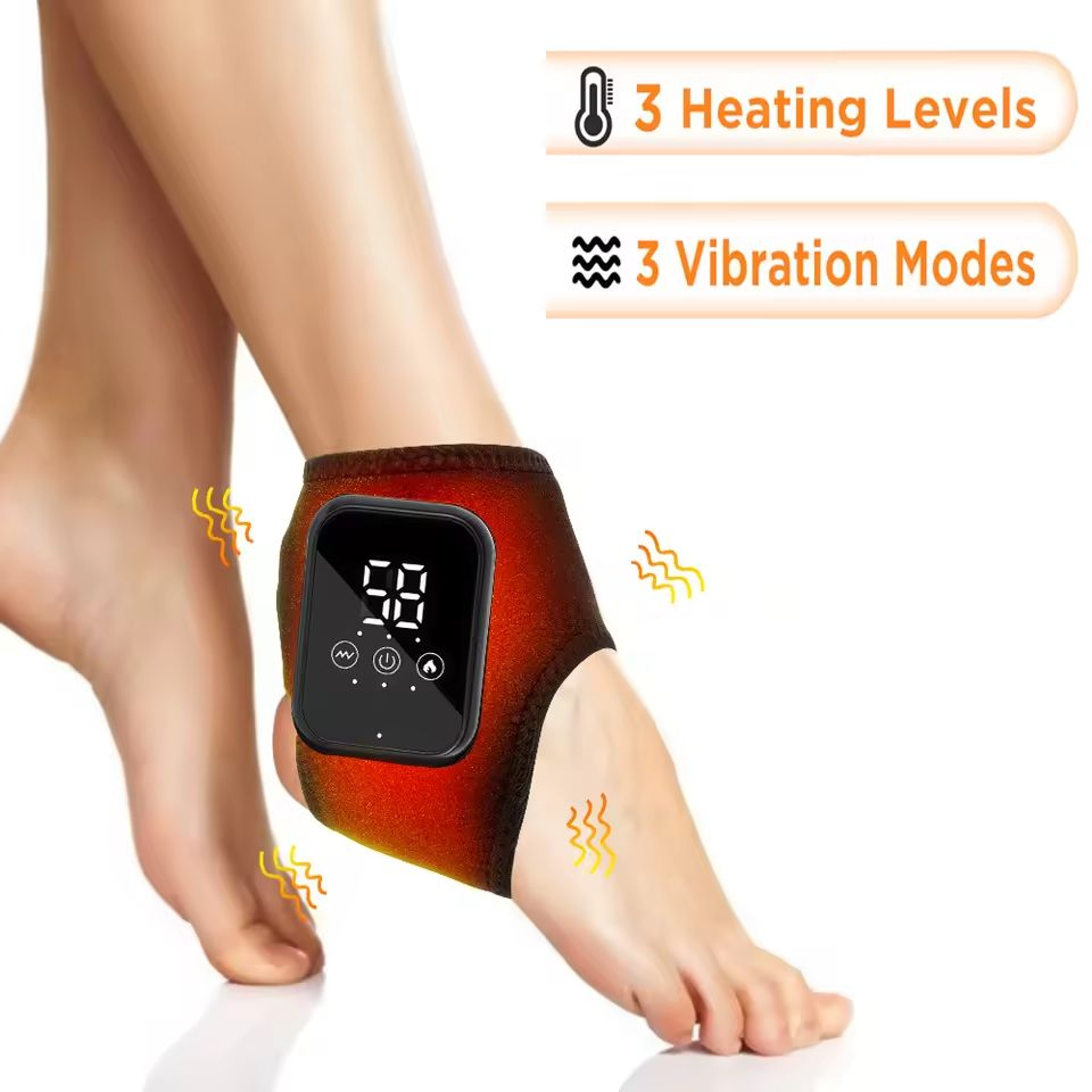 RelaxEase Electric Foot And Hand Massager With Heat And Vibration 8