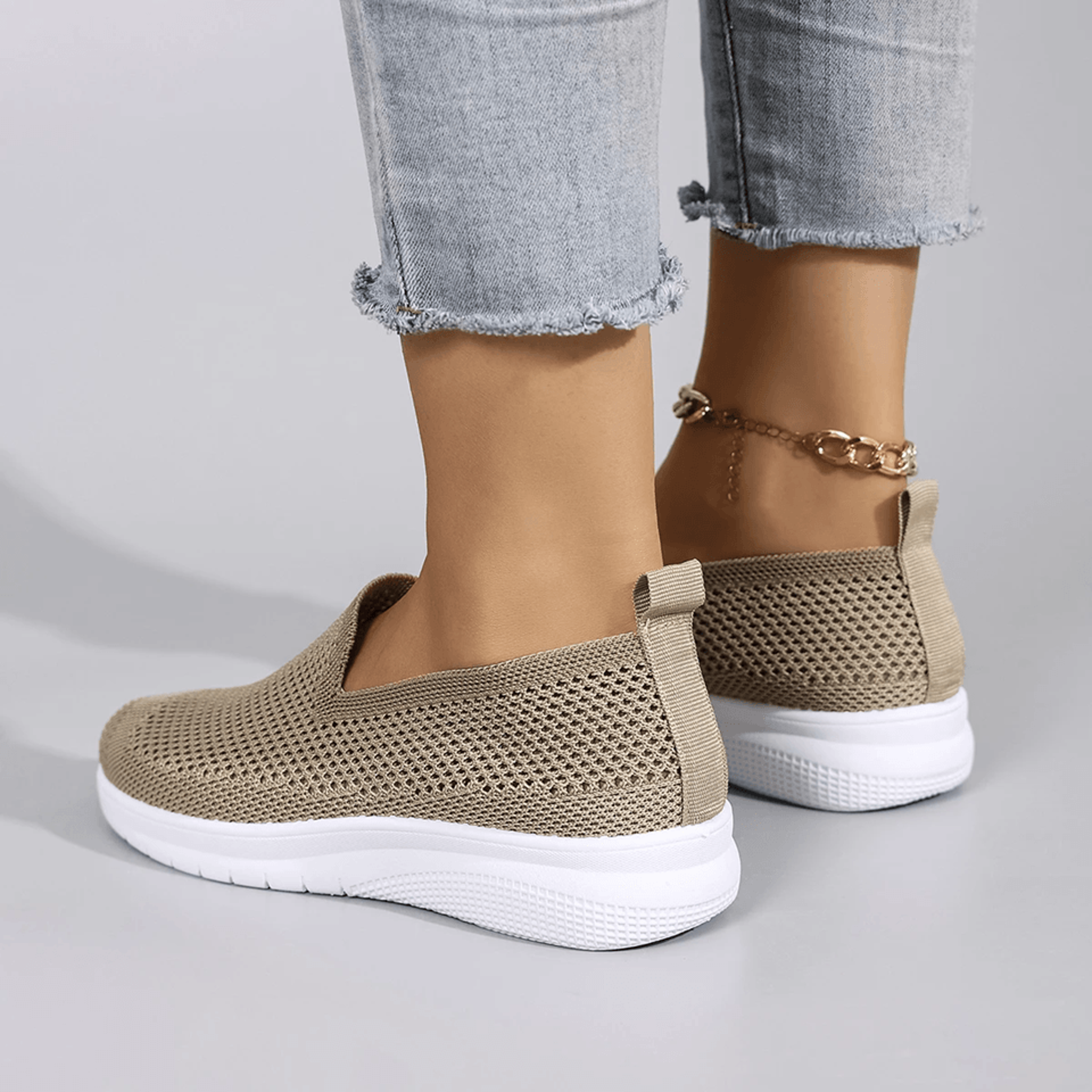 Breathable Mesh Flat Sneakers For Women Casual Lightweight Summer Shoes 3