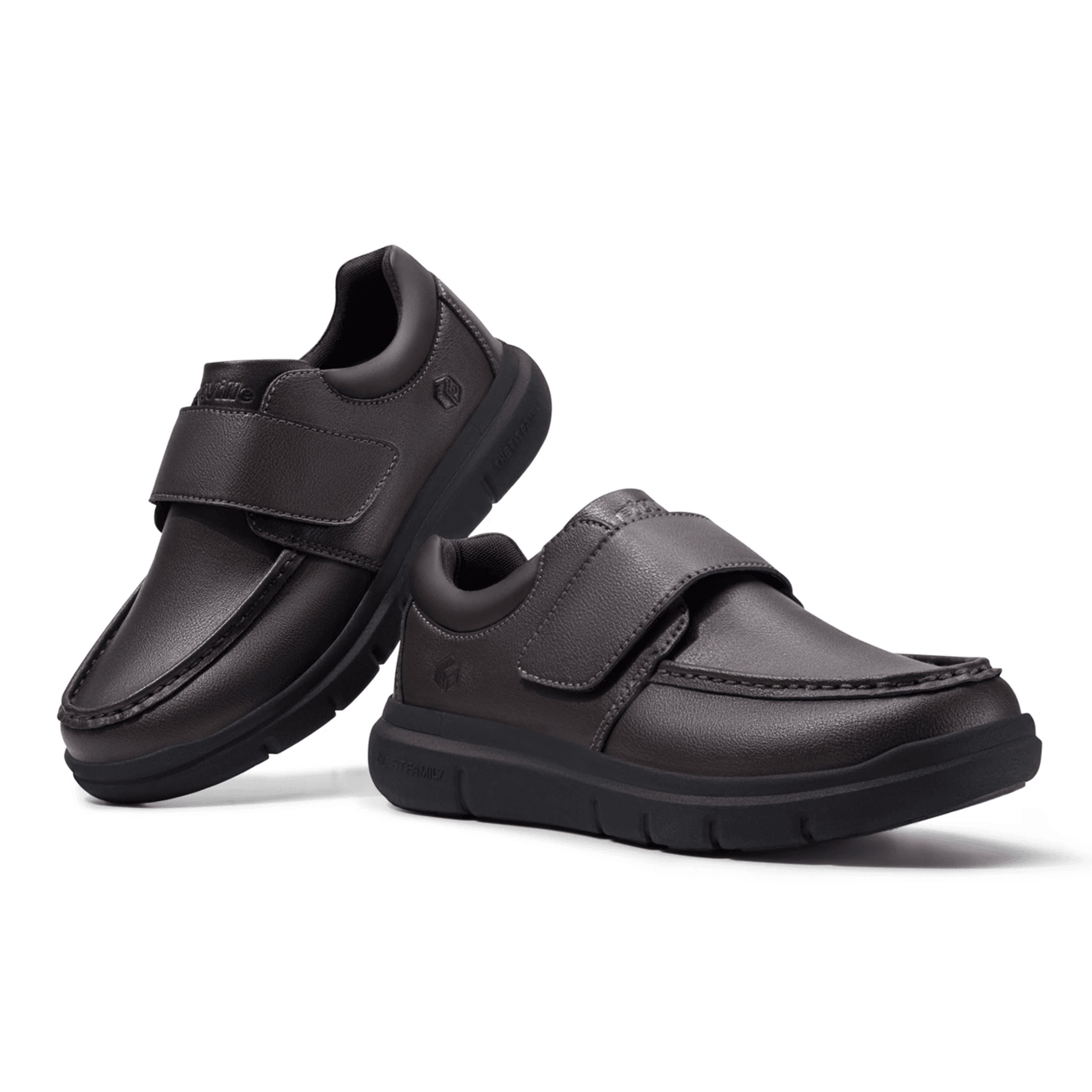Wide Fit Mens Leather Walking Shoes Comfortable Oxford Style Business Wear 3