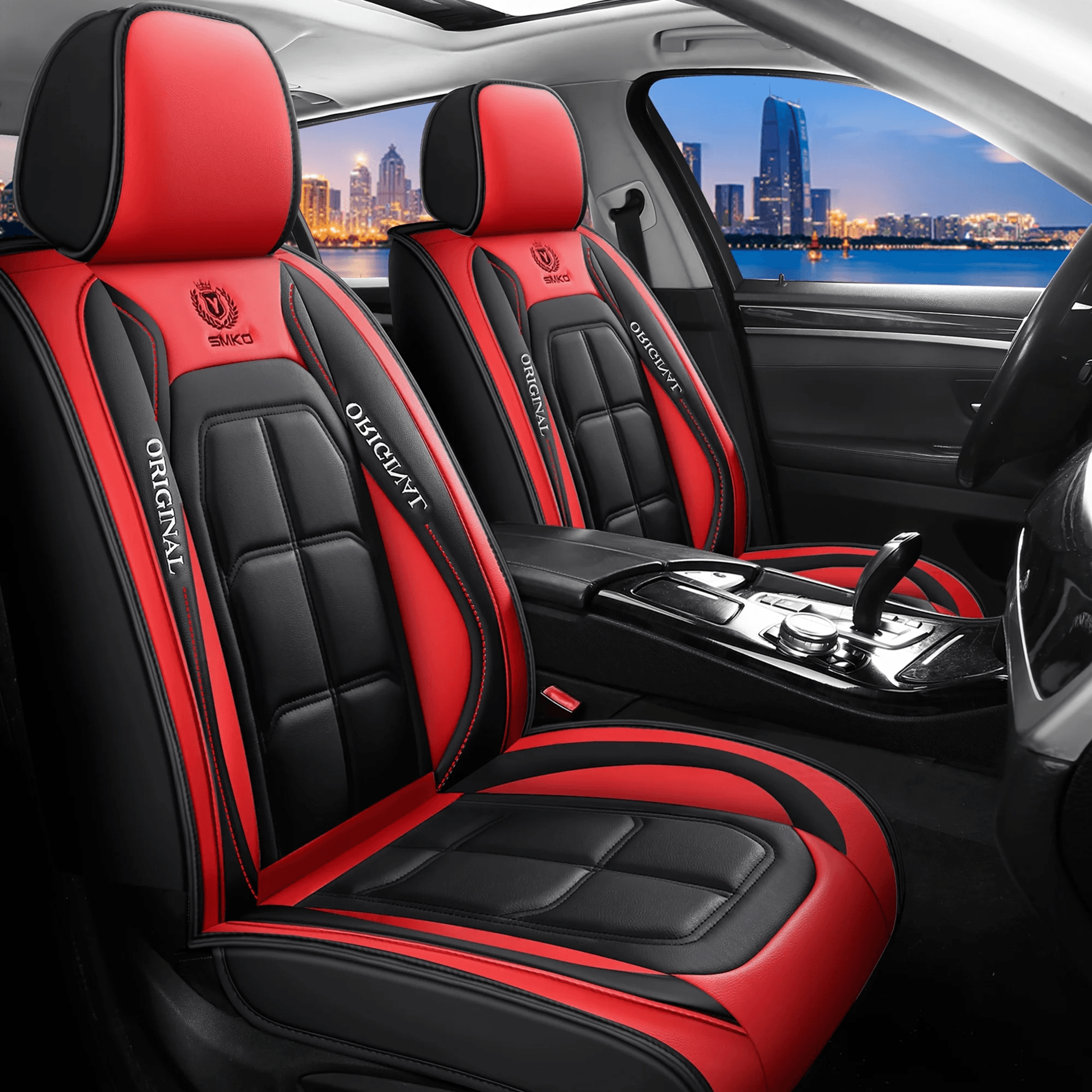 Universal Leather Car Seat Cover All Season Driver And Passenger Protection Pad 3