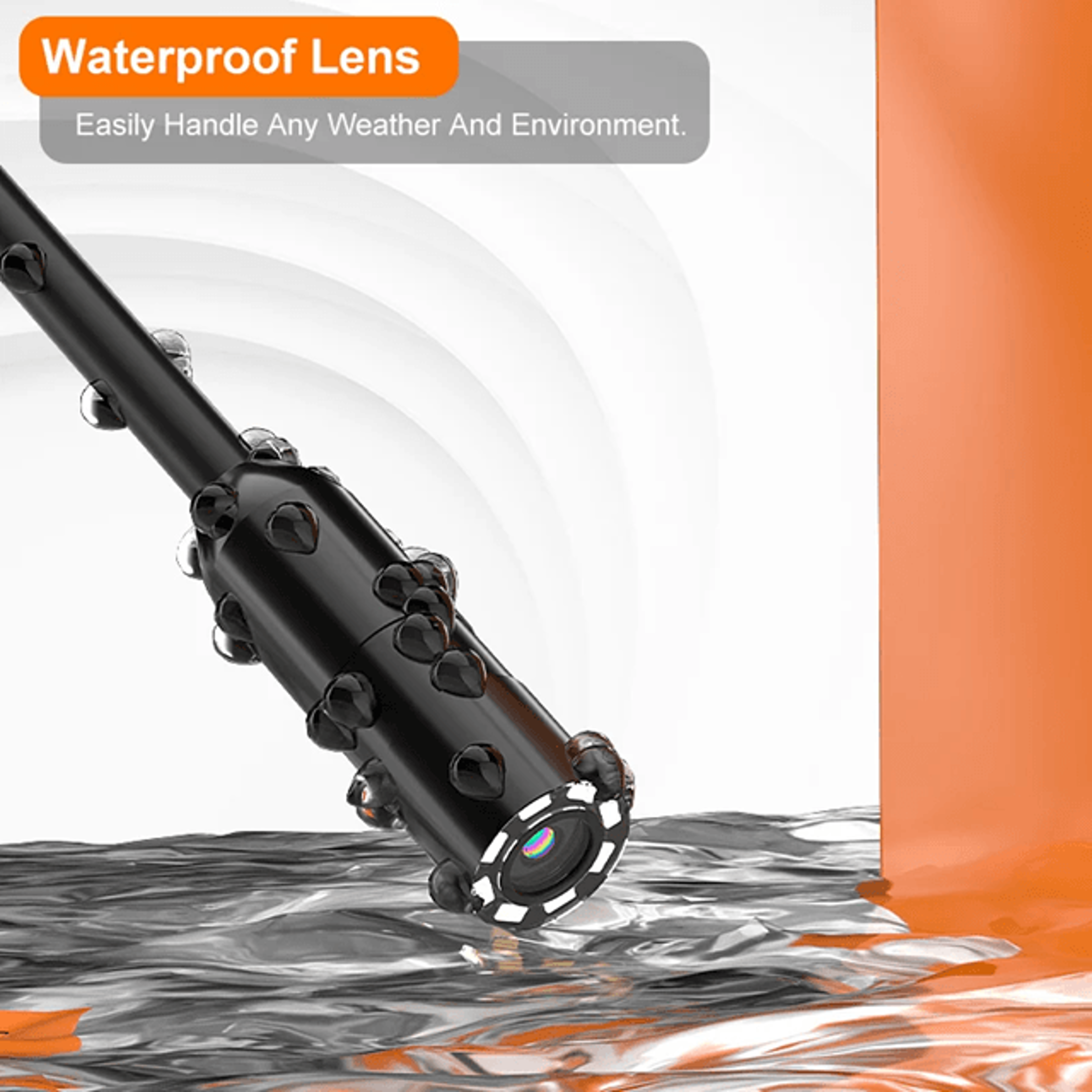 Endoscope Camera With 43 Inch Screen And Rigid Cable HD Pipe Inspection Borescope 3