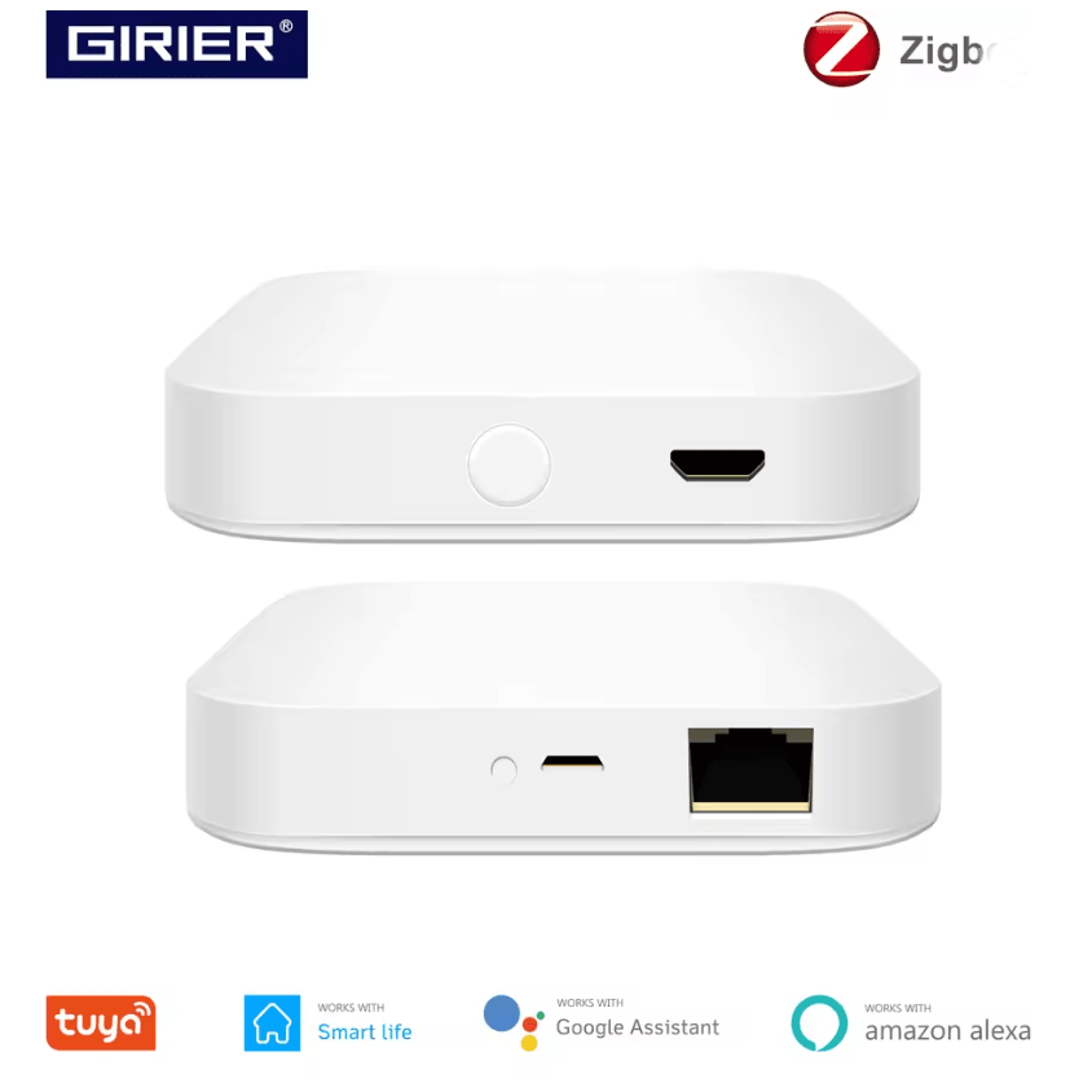 Tuya ZigBee Smart Hub Wireless And Wired Gateway Bridge For Smart Home Control 0
