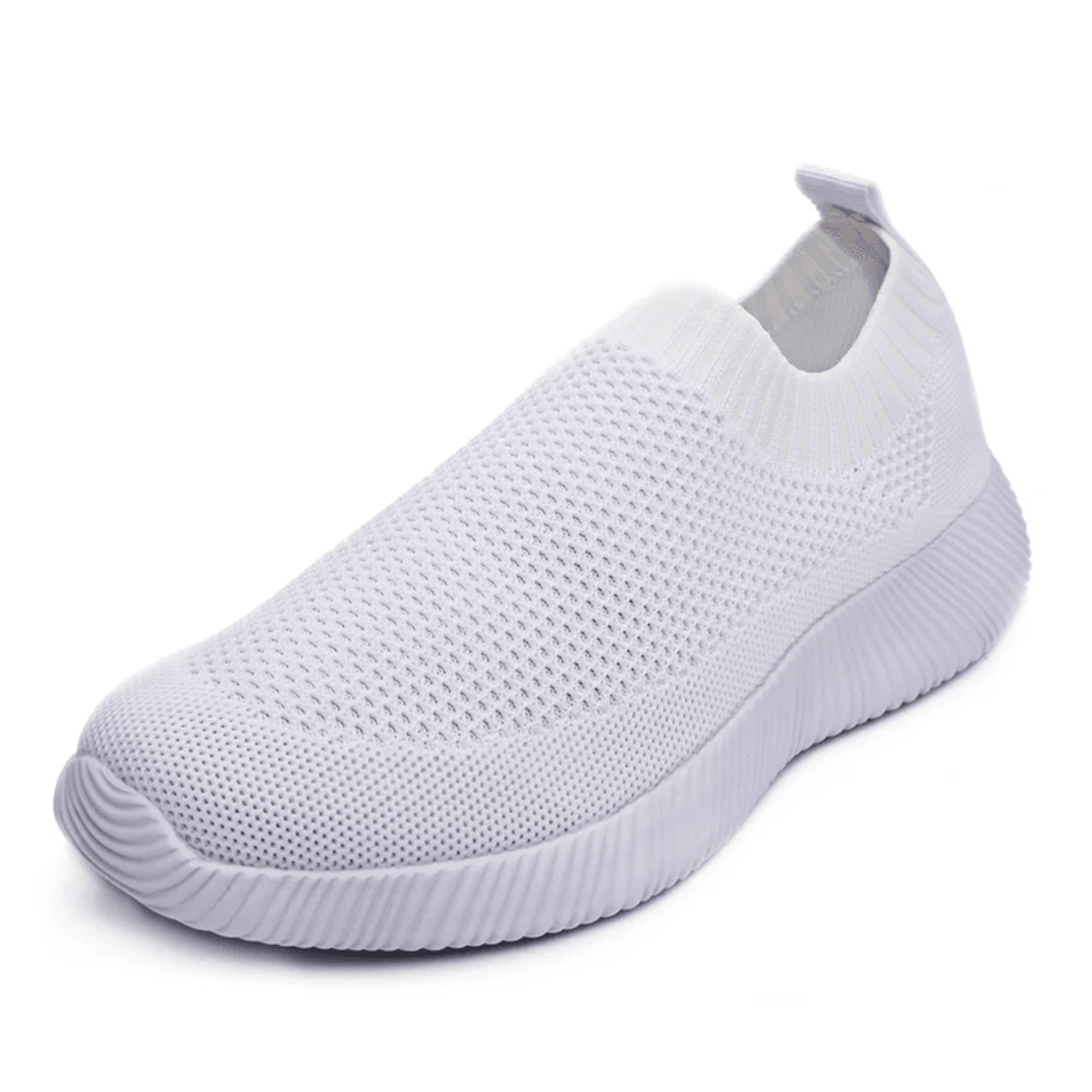 Breathable Sock Sneakers For Women Casual Flat Walking Shoes Lightweight Knit Design 3