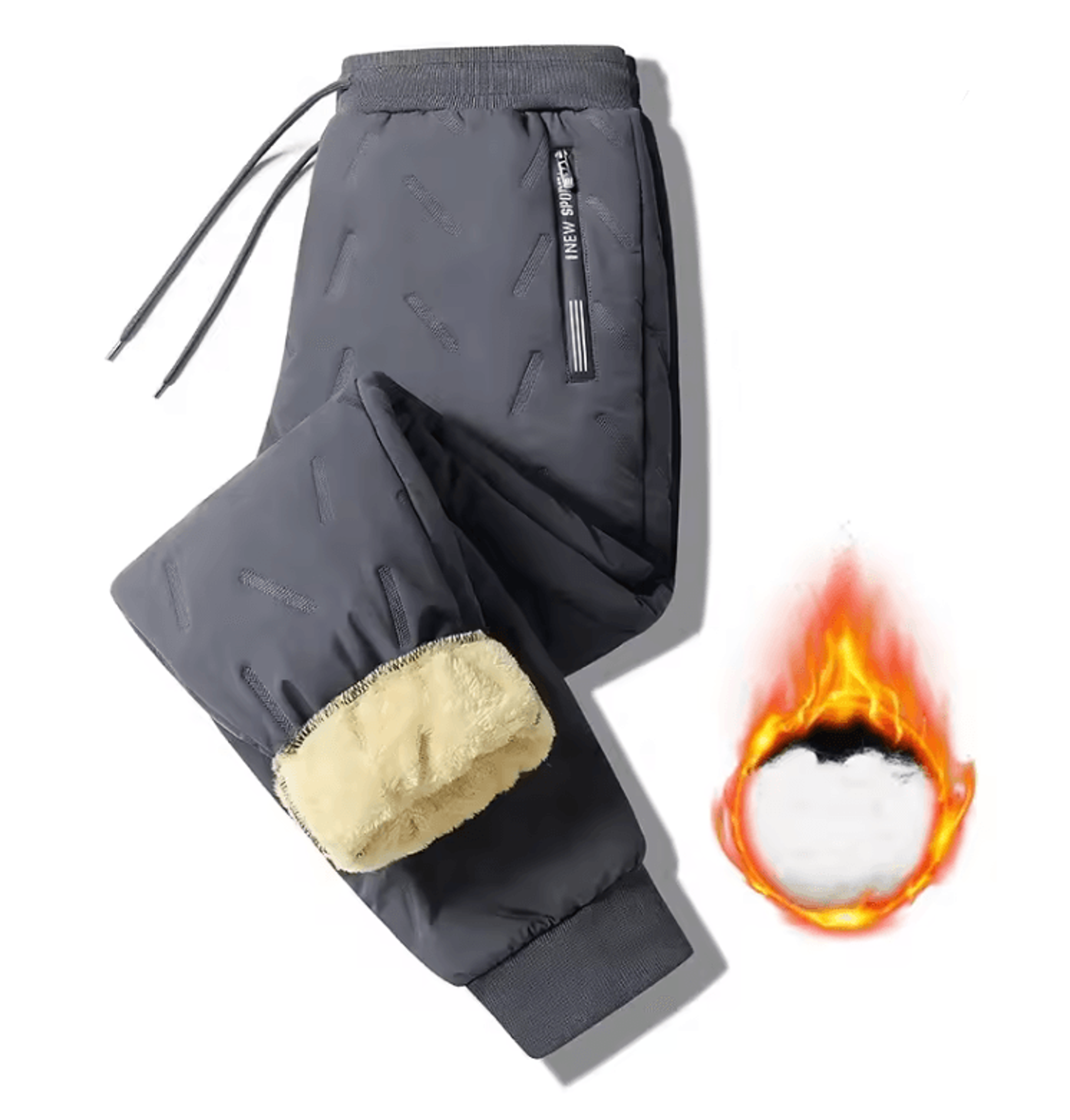 Winter Thickened Warm Pants For Women With Plush Lining And Straight Fit 3