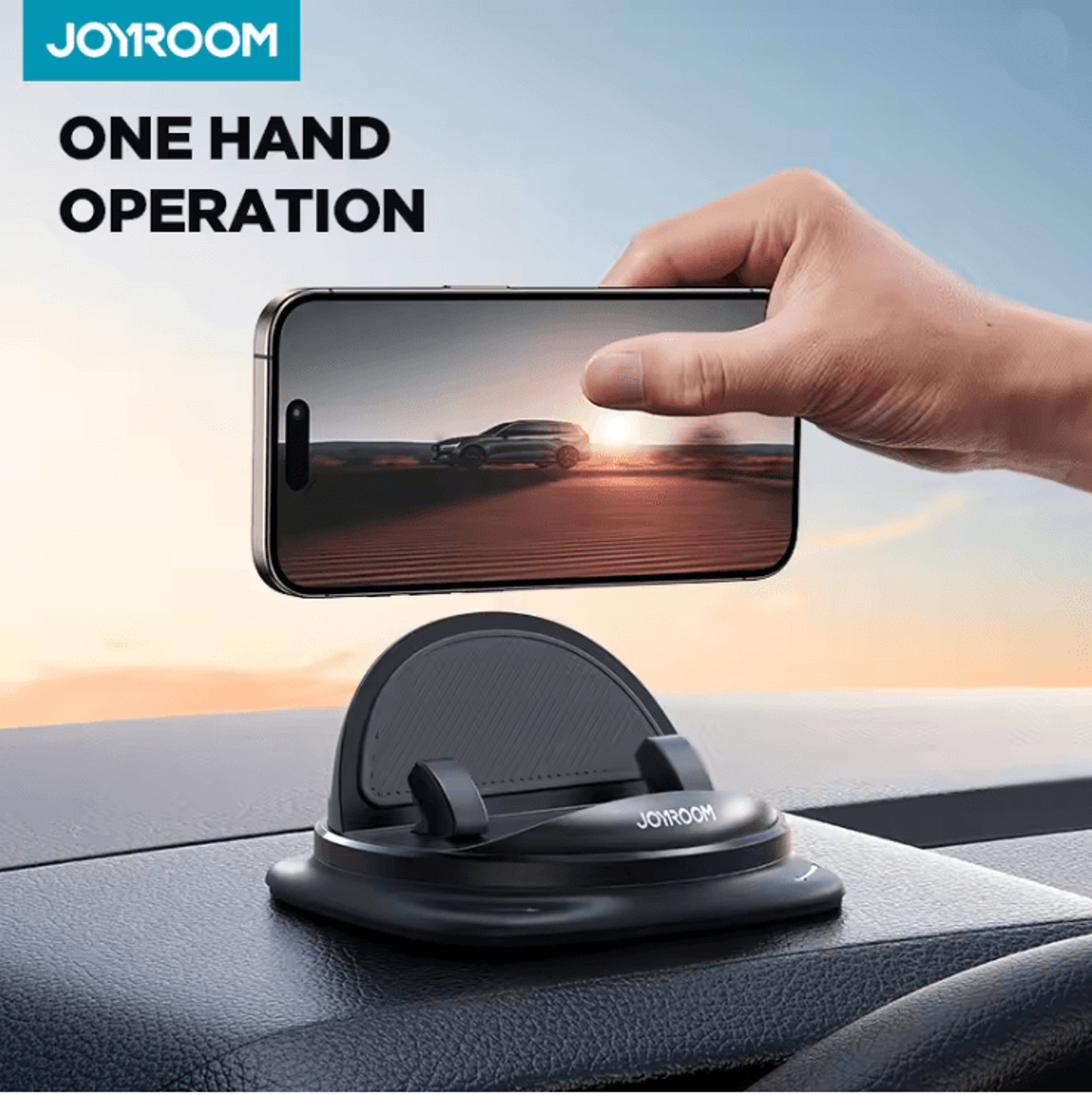 Dashboard Car Phone Holder With 360 Degree Rotation And Non Slip Silicone Mount 0