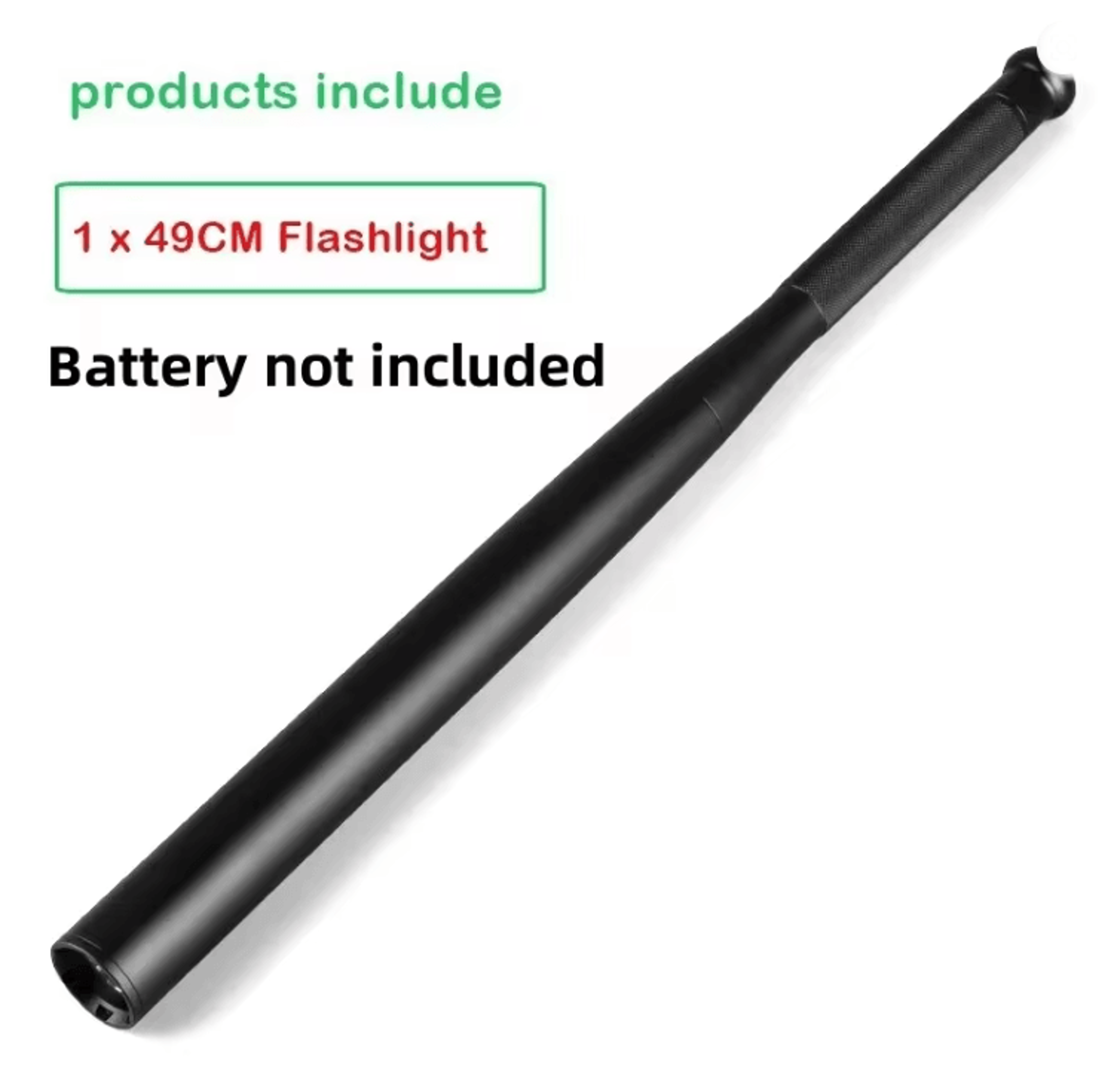 Baseball Bat LED Flashlight Super Bright Waterproof Torch 5