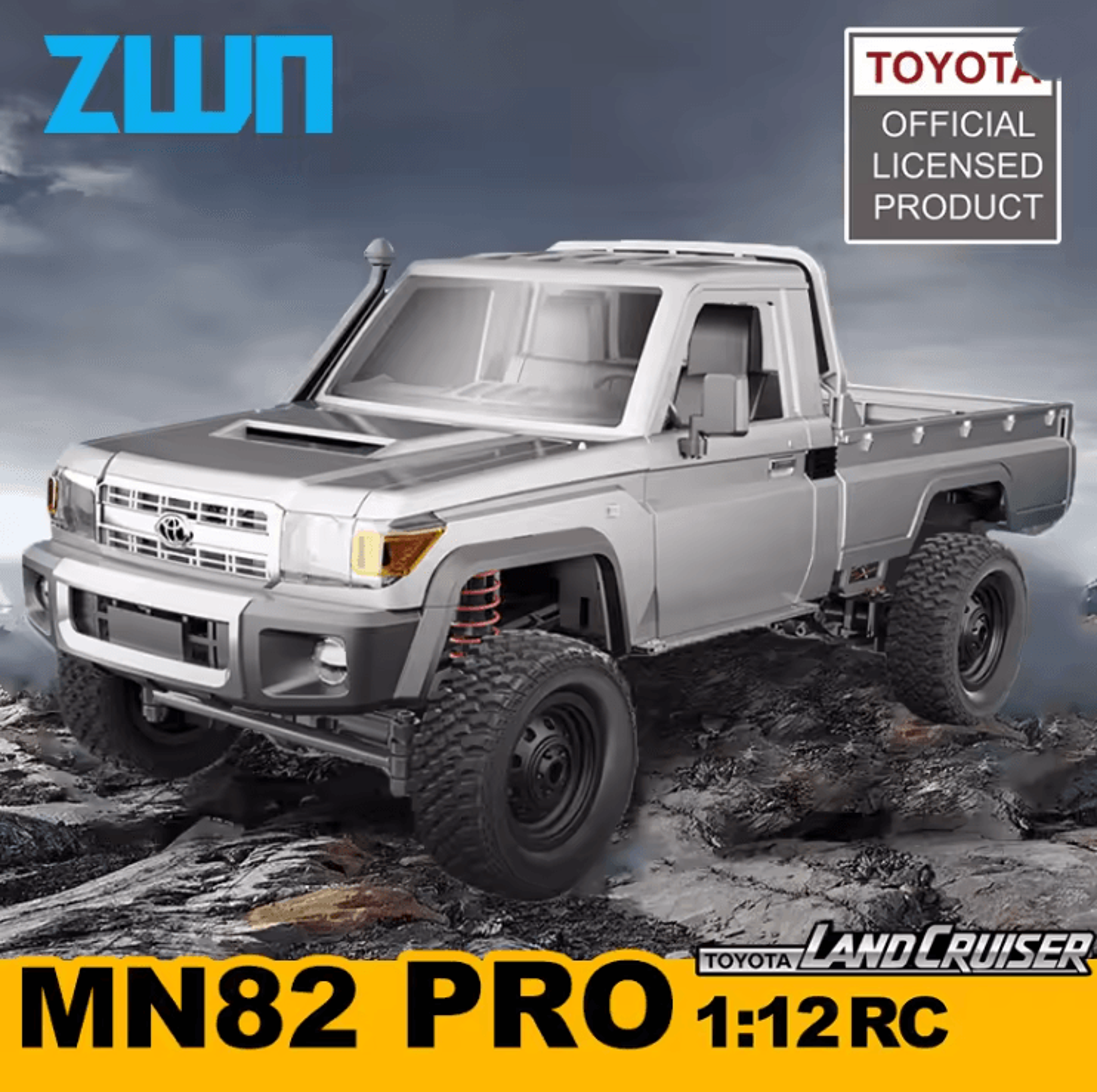 1 To 12 Scale RC Off Road Truck With 4WD And Controllable Headlights 0