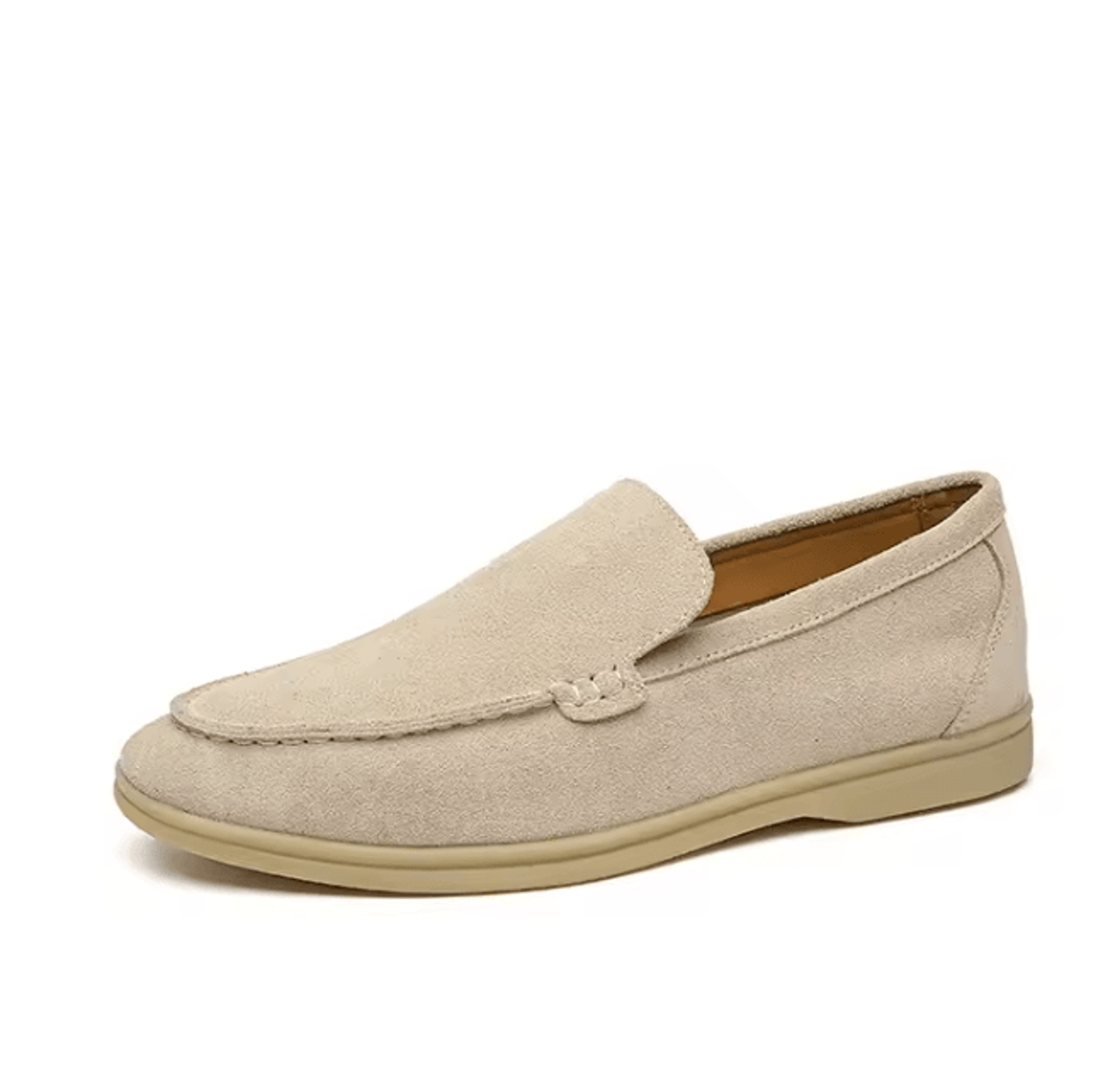Classic Genuine Leather Mens Loafers Comfortable Suede Driving Shoes 3