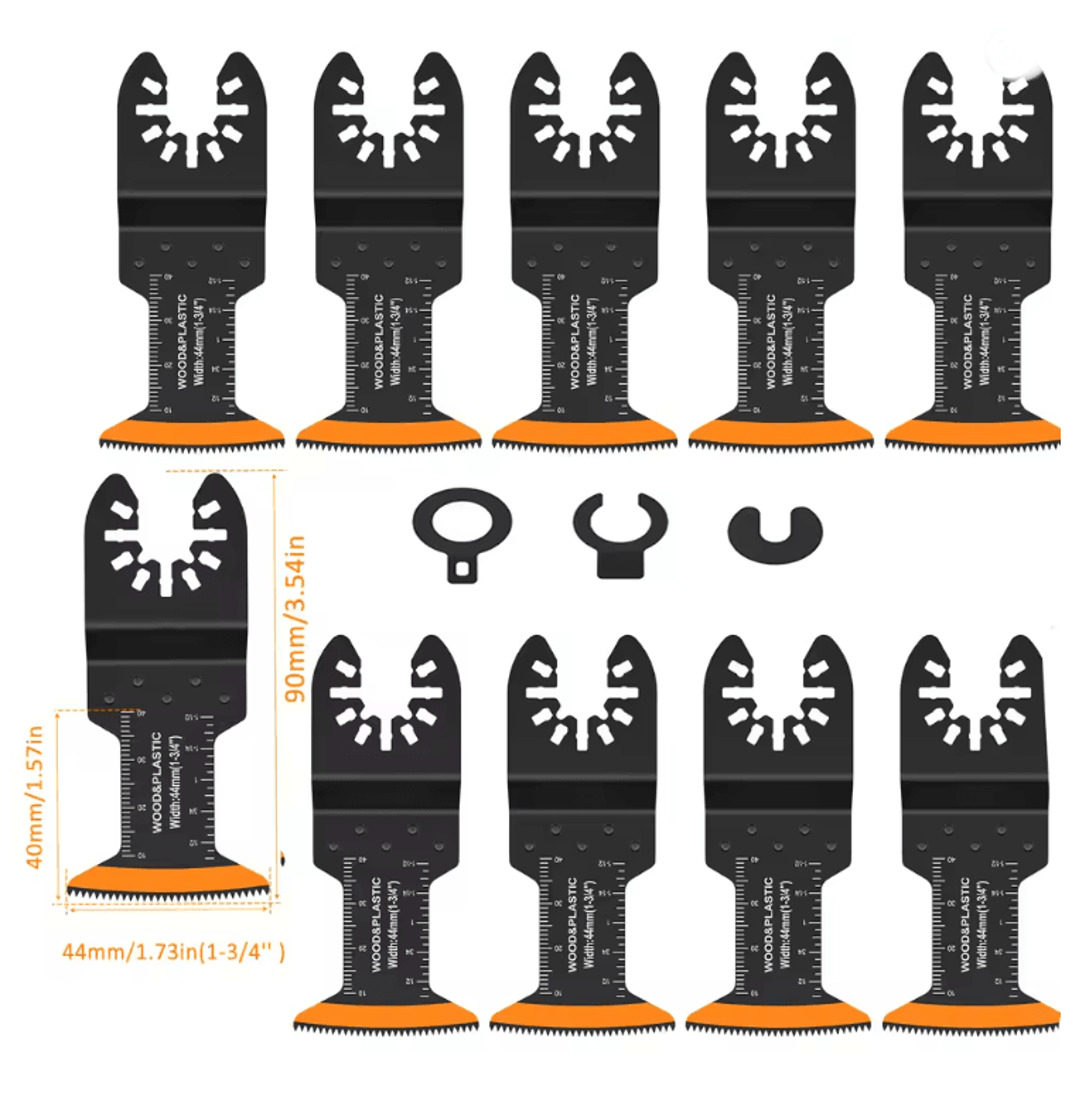 Japanese Oscillating Saw Blades High Carbon Steel Bi Metal Multitool Cutter Set 3