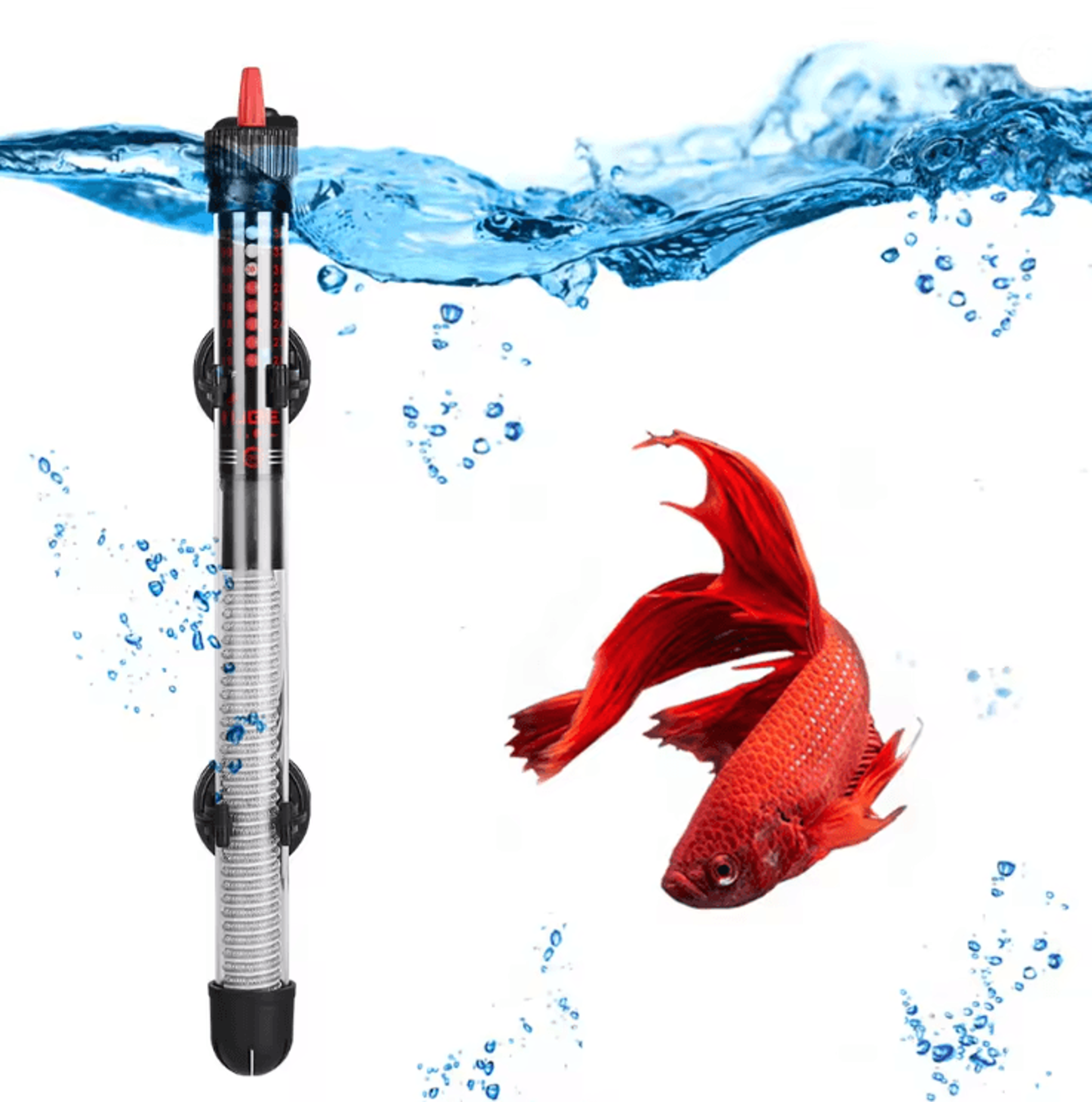 Aquarium Heater Rod Adjustable Temperature Submersible Fish Tank Water Heater 0