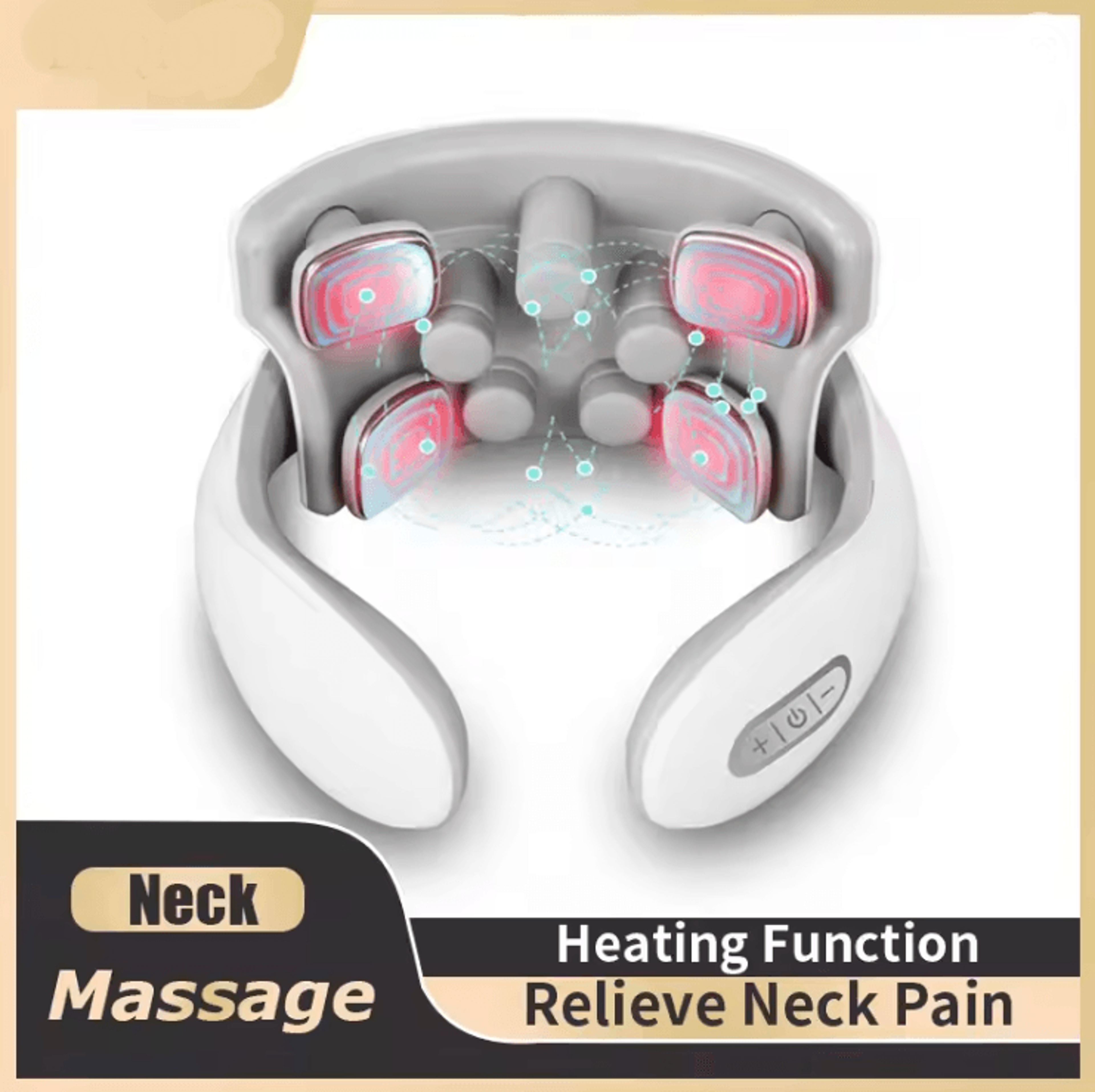 Smart Electric Neck Massager With Heat And Pulse Therapy 0