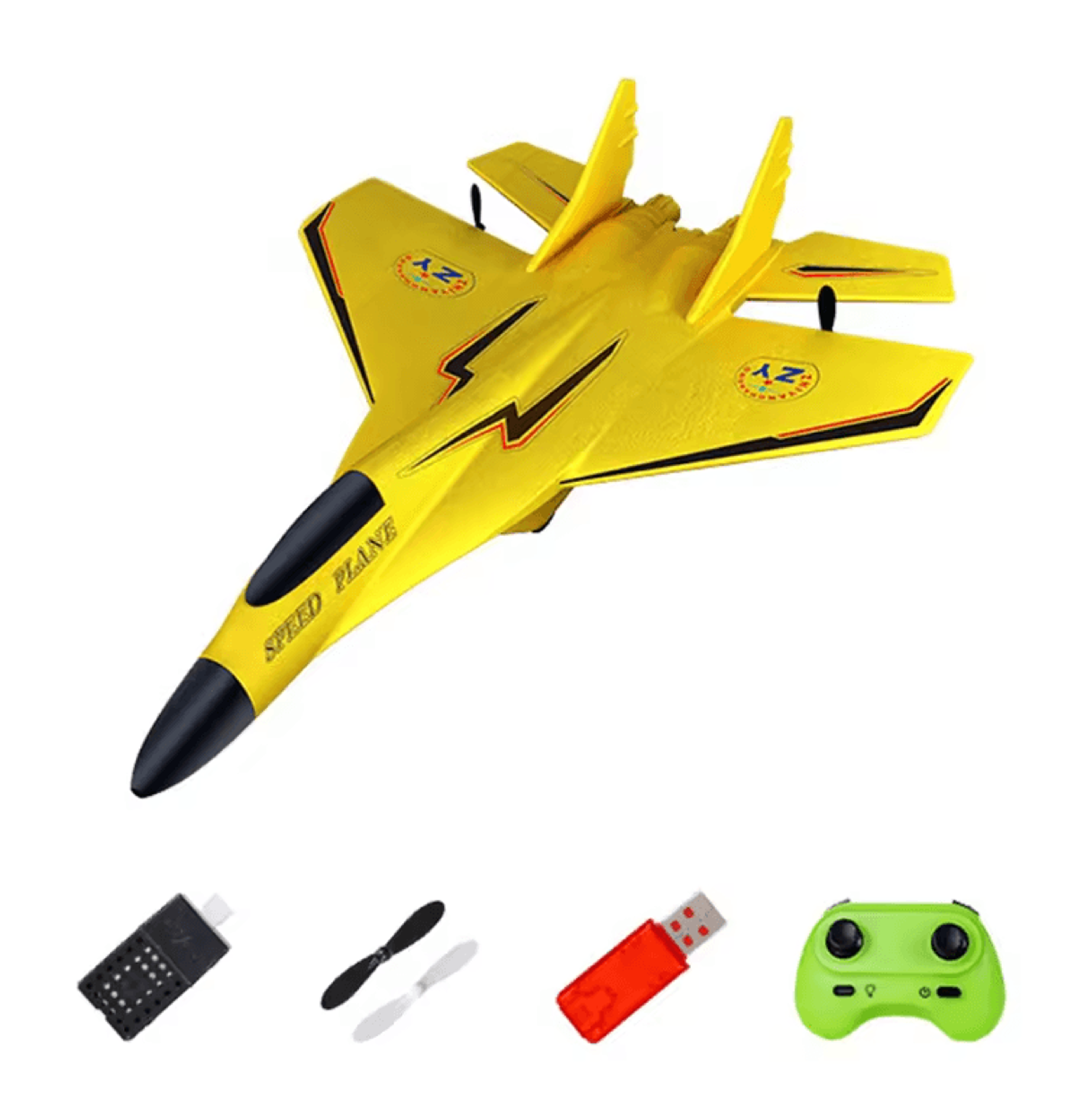 RC Glider Jet Fighter With Night Lights And Anti Falling Design For Beginners 6