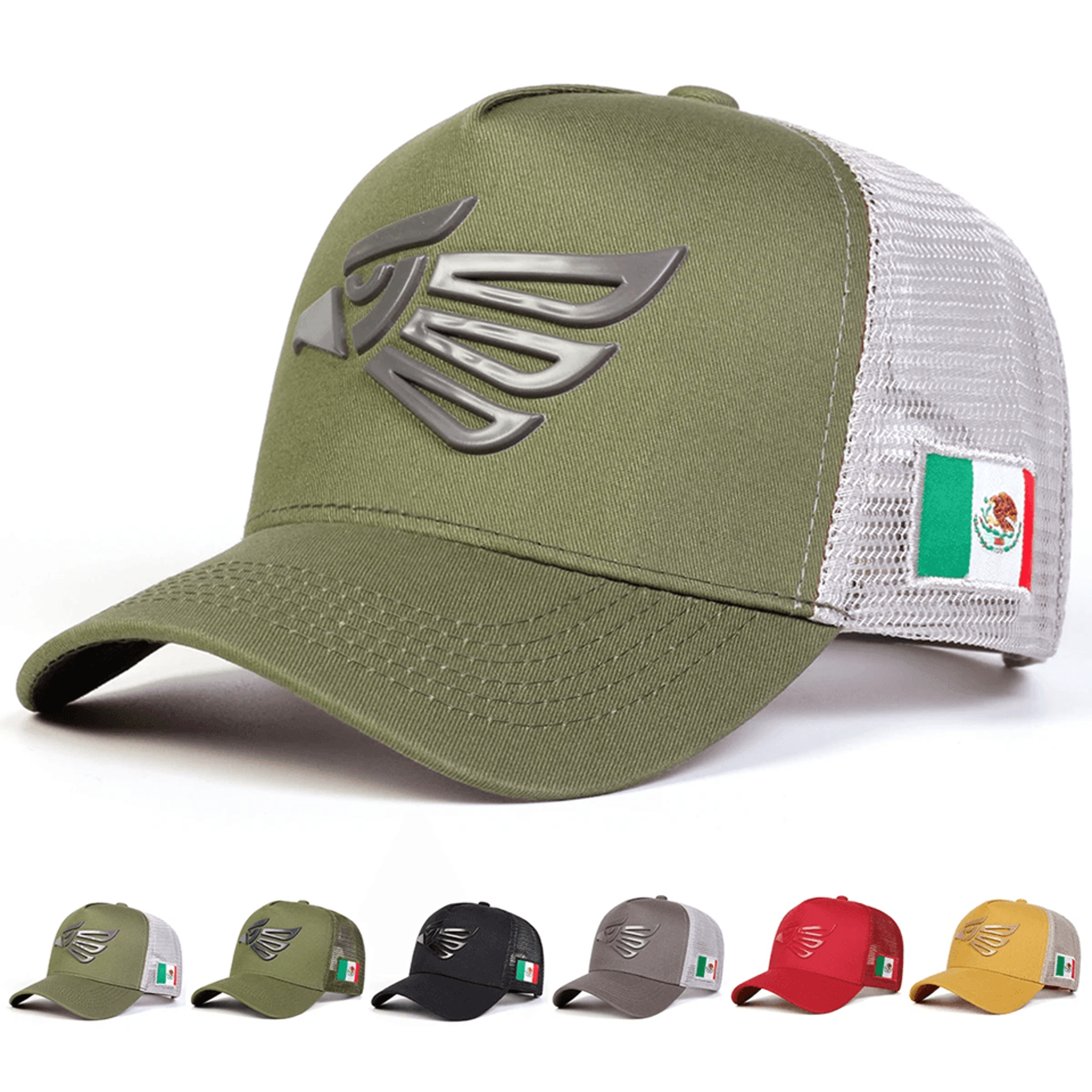 Eagle Heritage Mesh Baseball Cap  Adjustable Outdoor Sun Hat 0