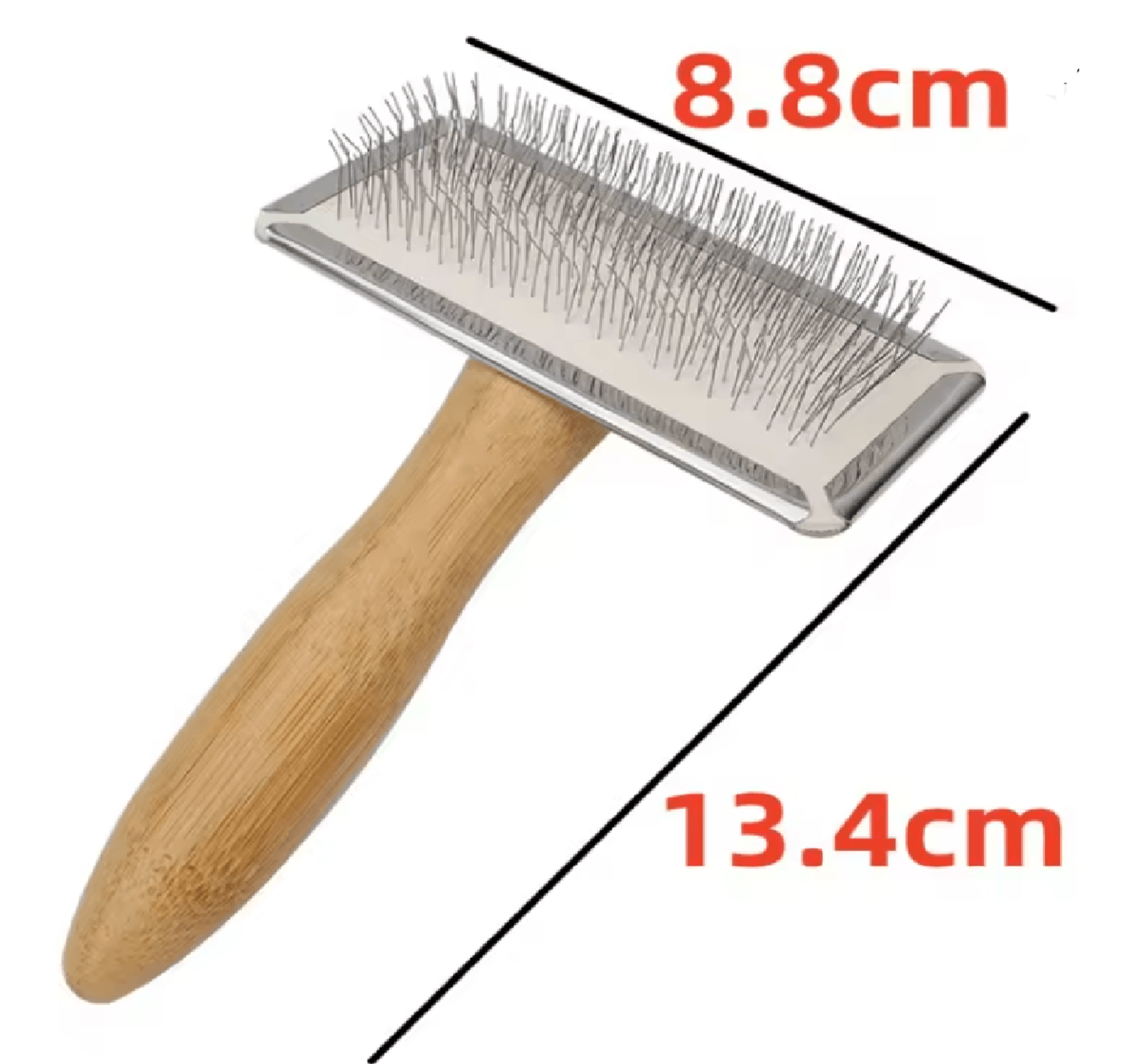 PawEase Solid Wood Pet Grooming Comb 4