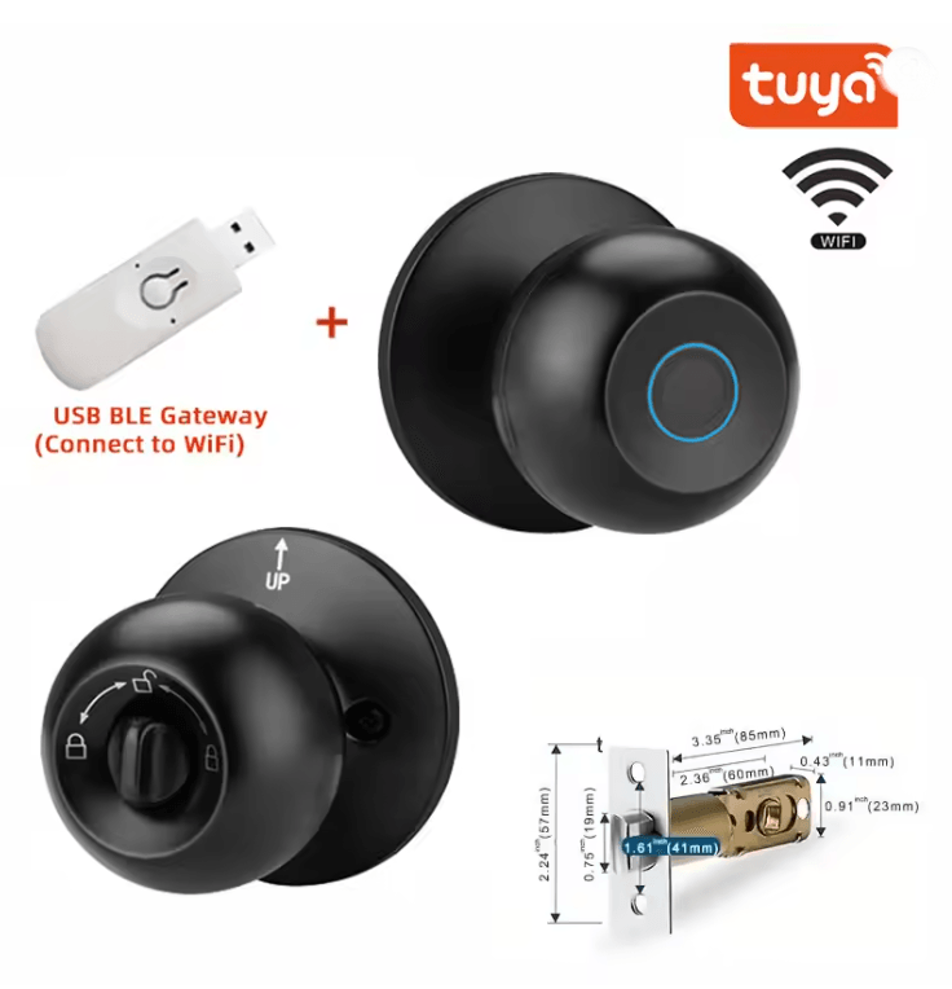 SafeAccess Tuya Fingerprint Smart Door Lock 4