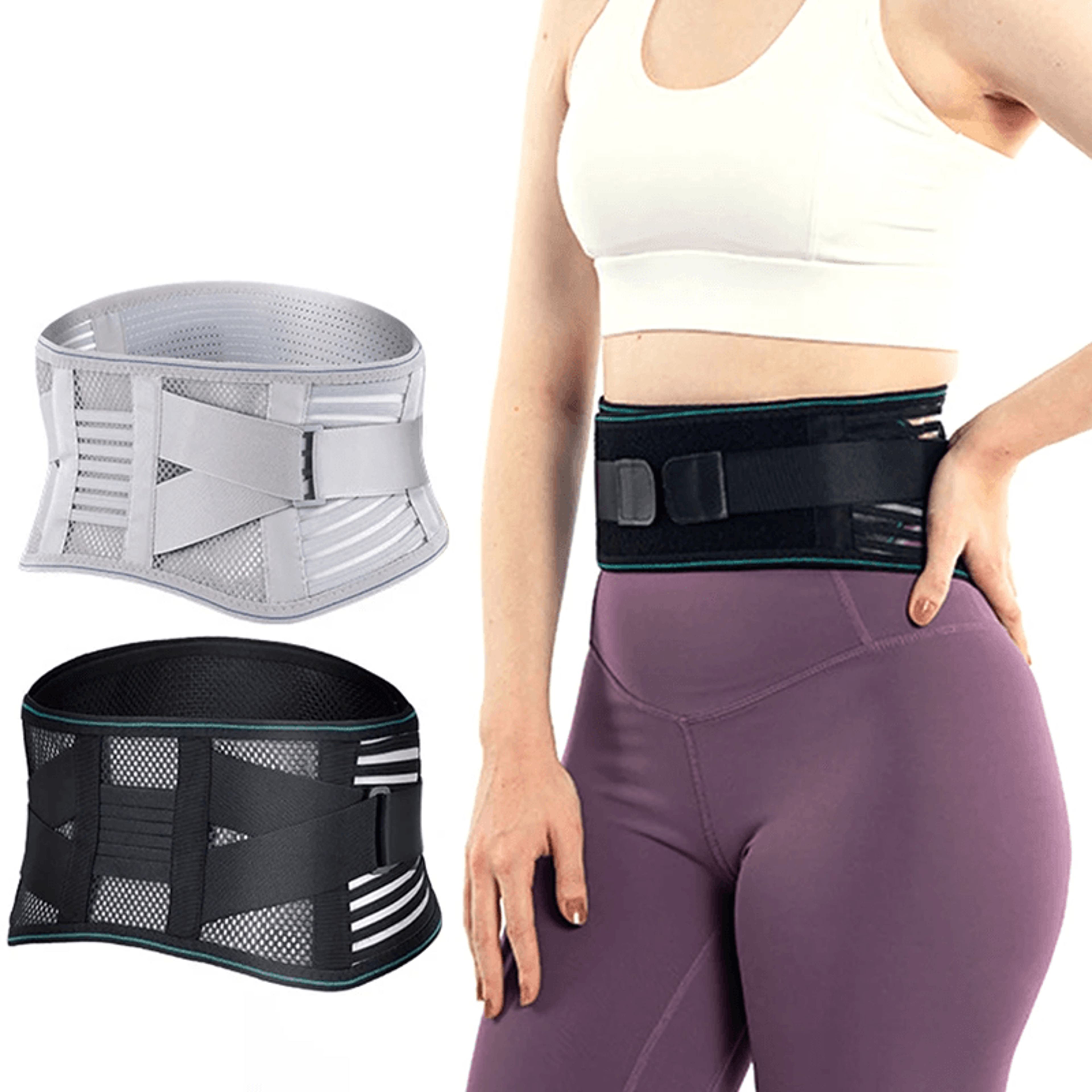 FlexiRelief Adjustable Lumbar Support Belt For Back Pain And Sciatica Relief 0