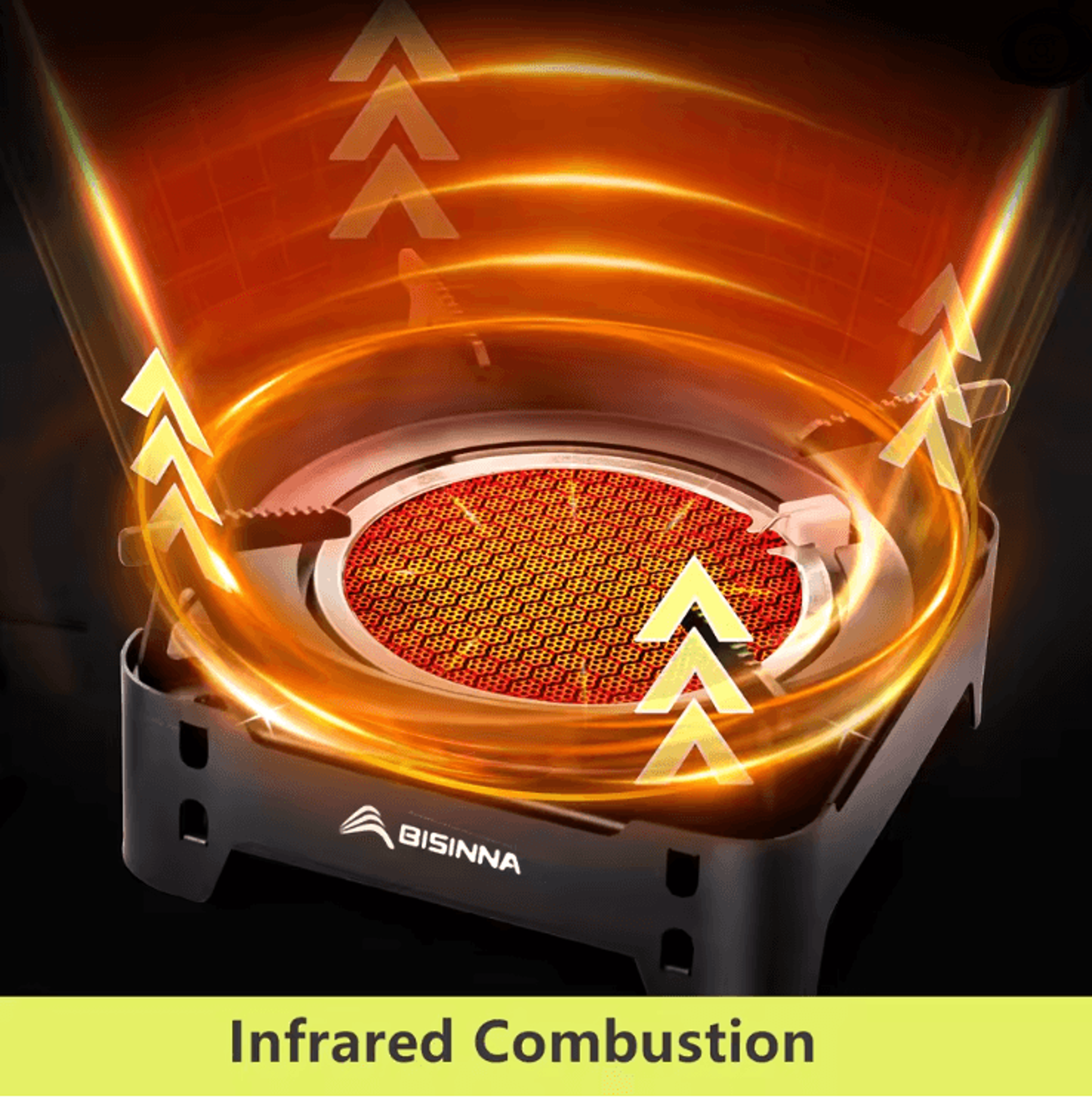 BISINNA High Power Infrared Camping Gas Stove  Portable Split Type Outdoor Burner For Hiking And Pi 1
