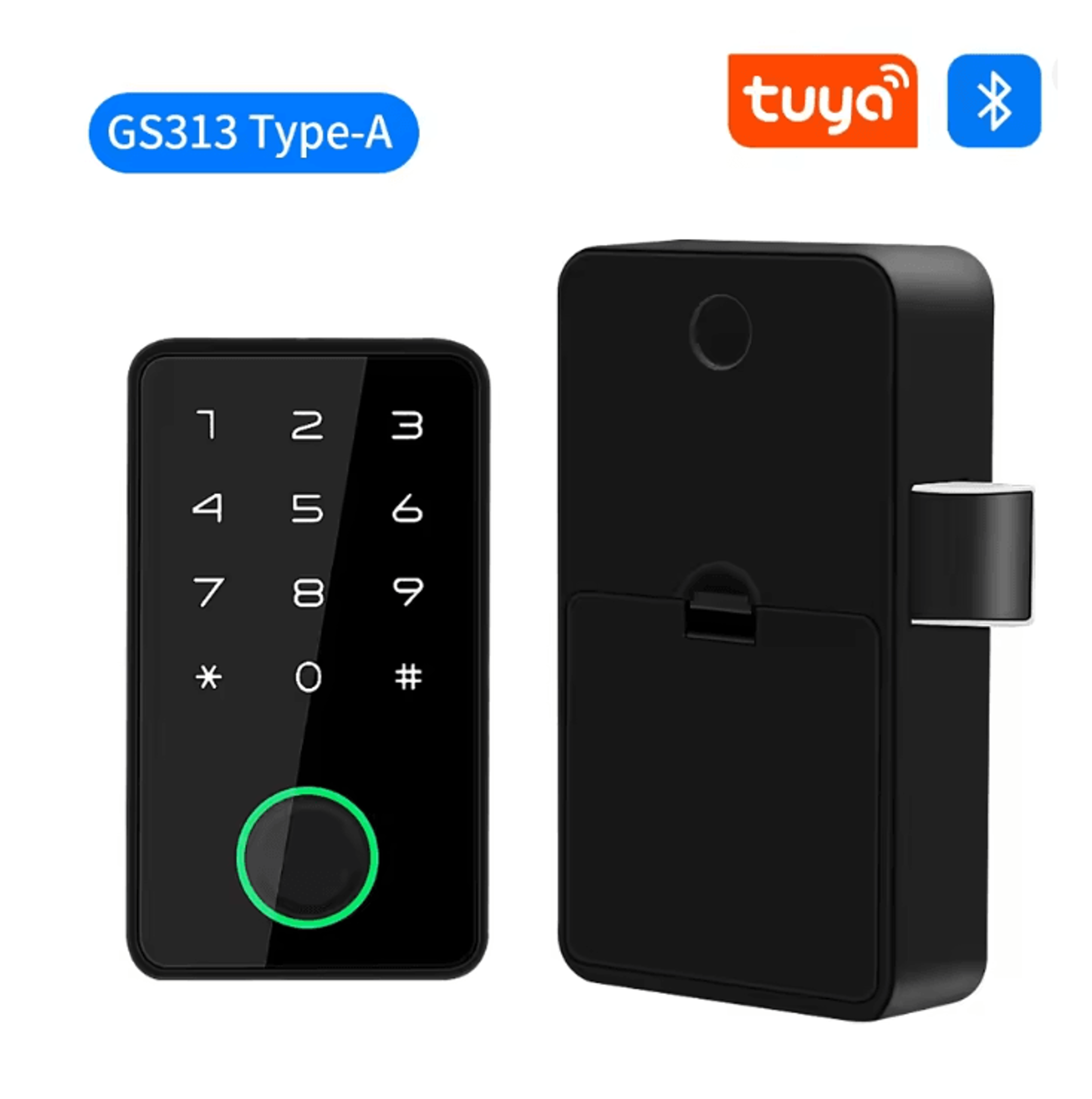 Tuya Smart Fingerprint Cabinet Lock Keyless Security Drawer And Furniture Lock 3